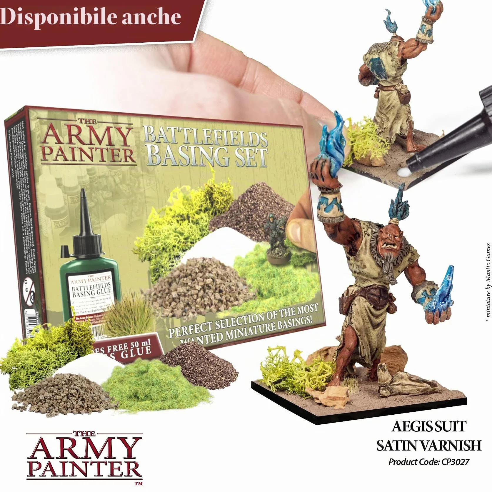 The Army Painter, Colour Primer Aegis Suit Satin Varnish, 400 ml Vernice Satinata - Vernice Modellismo Plastica per Miniature Fantasy, D&D e Warhammer
