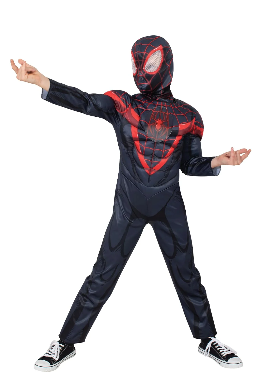 RUBIES - Marvel ufficiale - Costume di lusso Spider-Man Miles Morales per bambini - Spiderverse - Taglia 5-6 anni