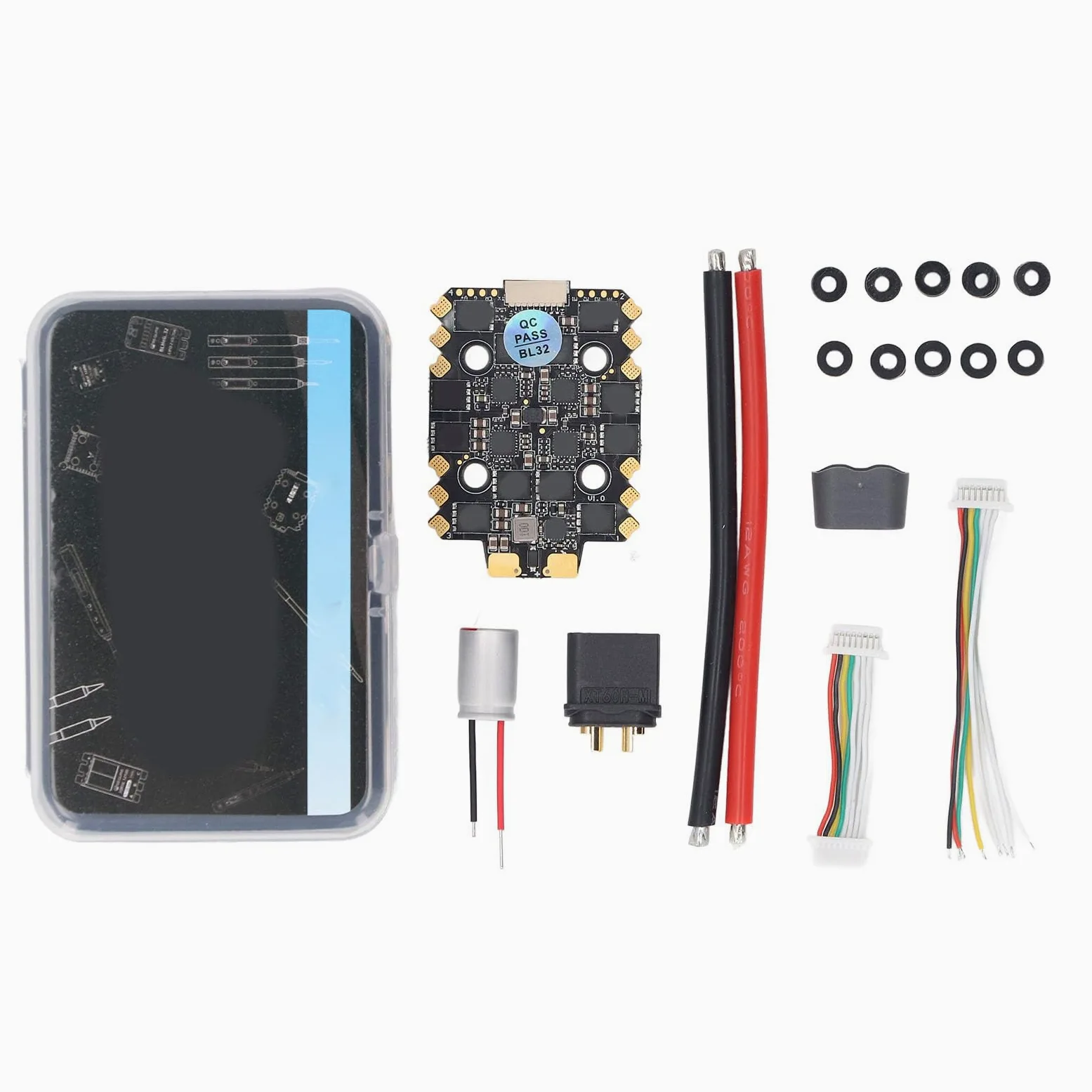 Eujgoov Centralina di Controllo 4 in 1 ESC, STM32G071 PCB 70A 2-8S