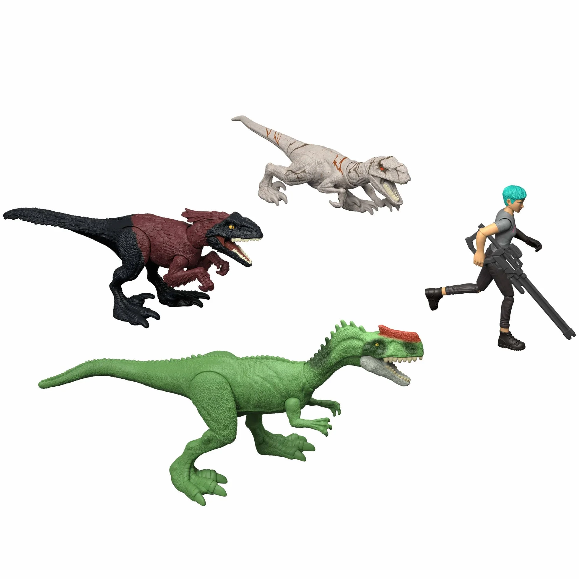 Mattel Jurassic World - Calendario dell'Avvento 2025, 12 finestrelle a sorpresa con Smoothie e altri 8 dinosauri, personaggio Brooklynn e tanti accessori, giocattolo per bambini, 4+ anni, JGM17