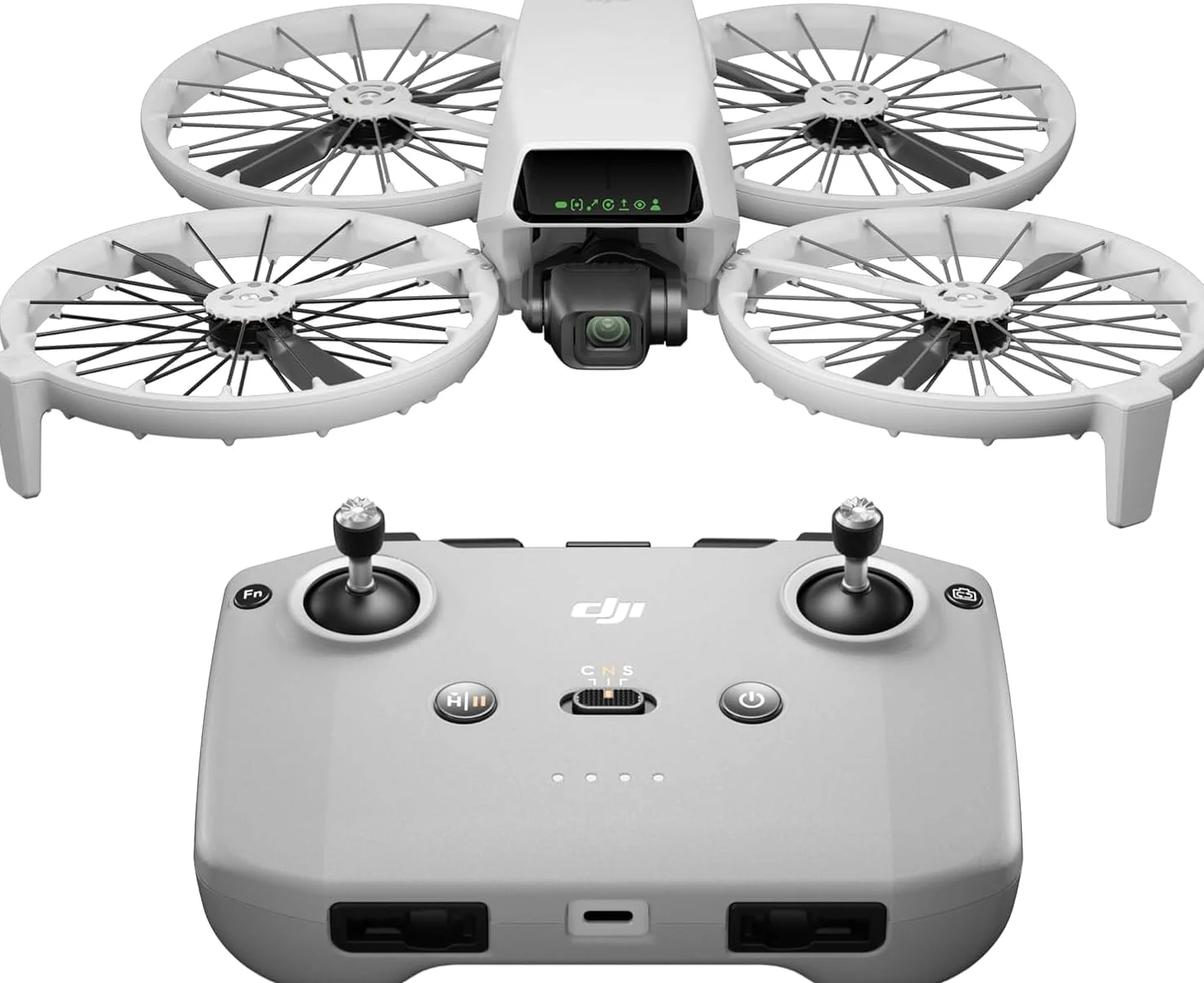 DJI Flip (RC-N3), drone con fotocamera UHD 4K per adulti, < 249 g | Gimbal 3 assi, trasmissione video da 13 km, decollo dalla mano, ritorno auto, 1 batteria, autonomia 31 min, volo intelligente