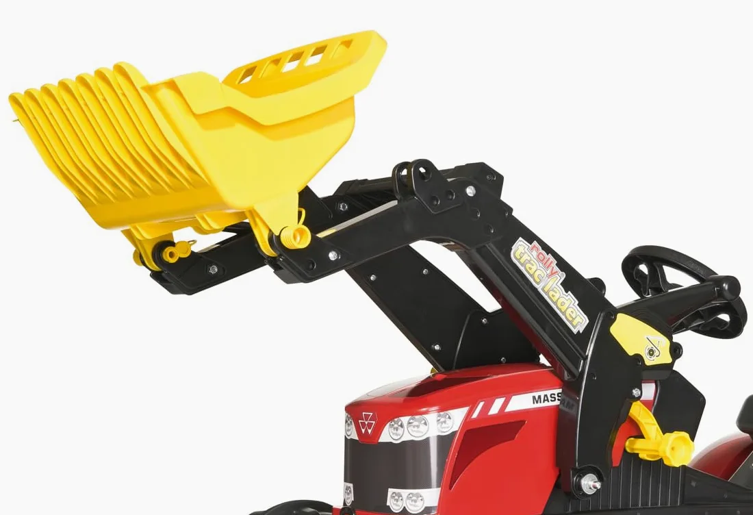 Rolly Toys 611133 - Veicolo a Pedali Farmtrac MF 8650 con Ruspa