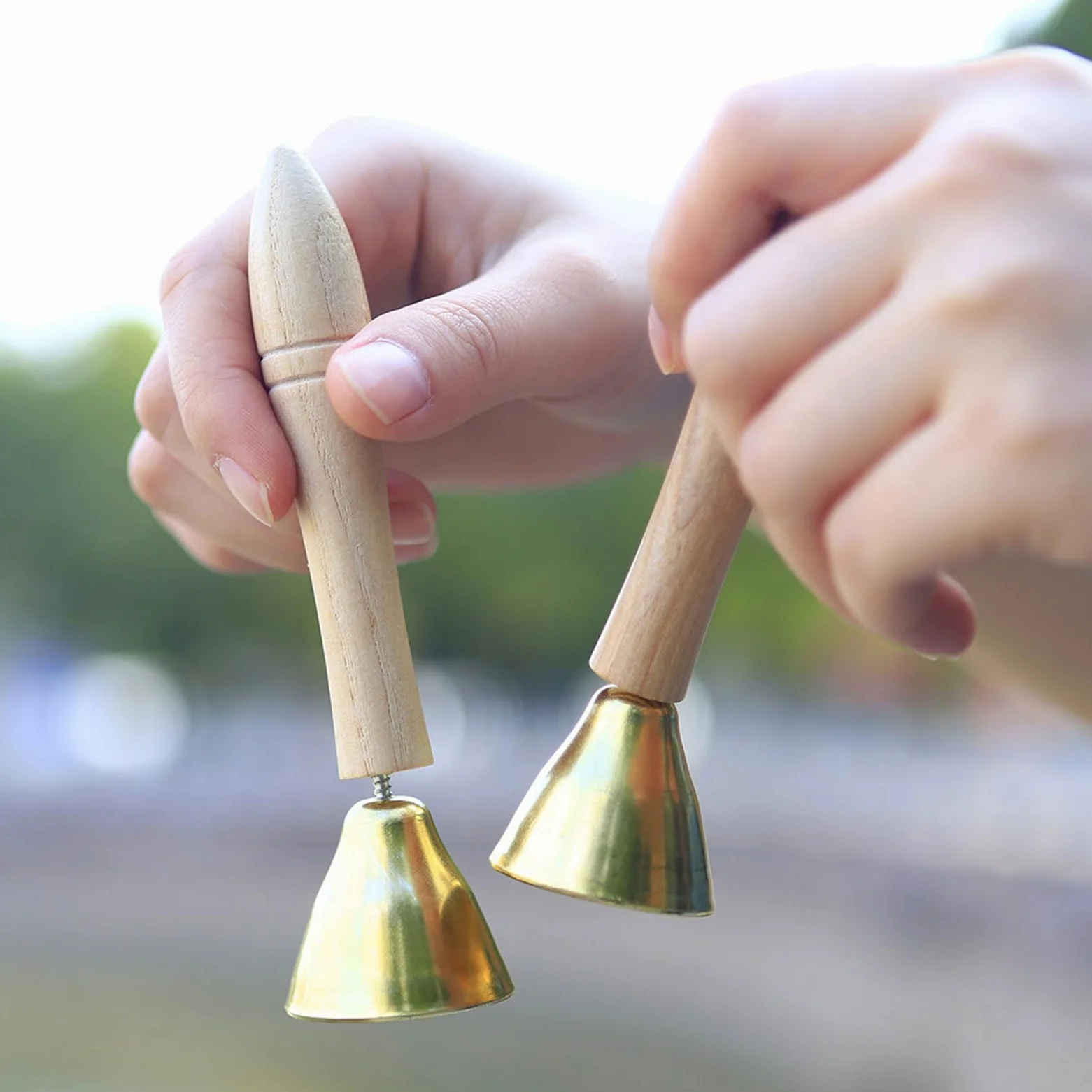 Keenso Strumenti Musicali per Bambini, Set di Percussioni in Legno di Faggio ABS con Tamburello e Battagli Maracas per Bambini Dai 3 Agli 8 Anni