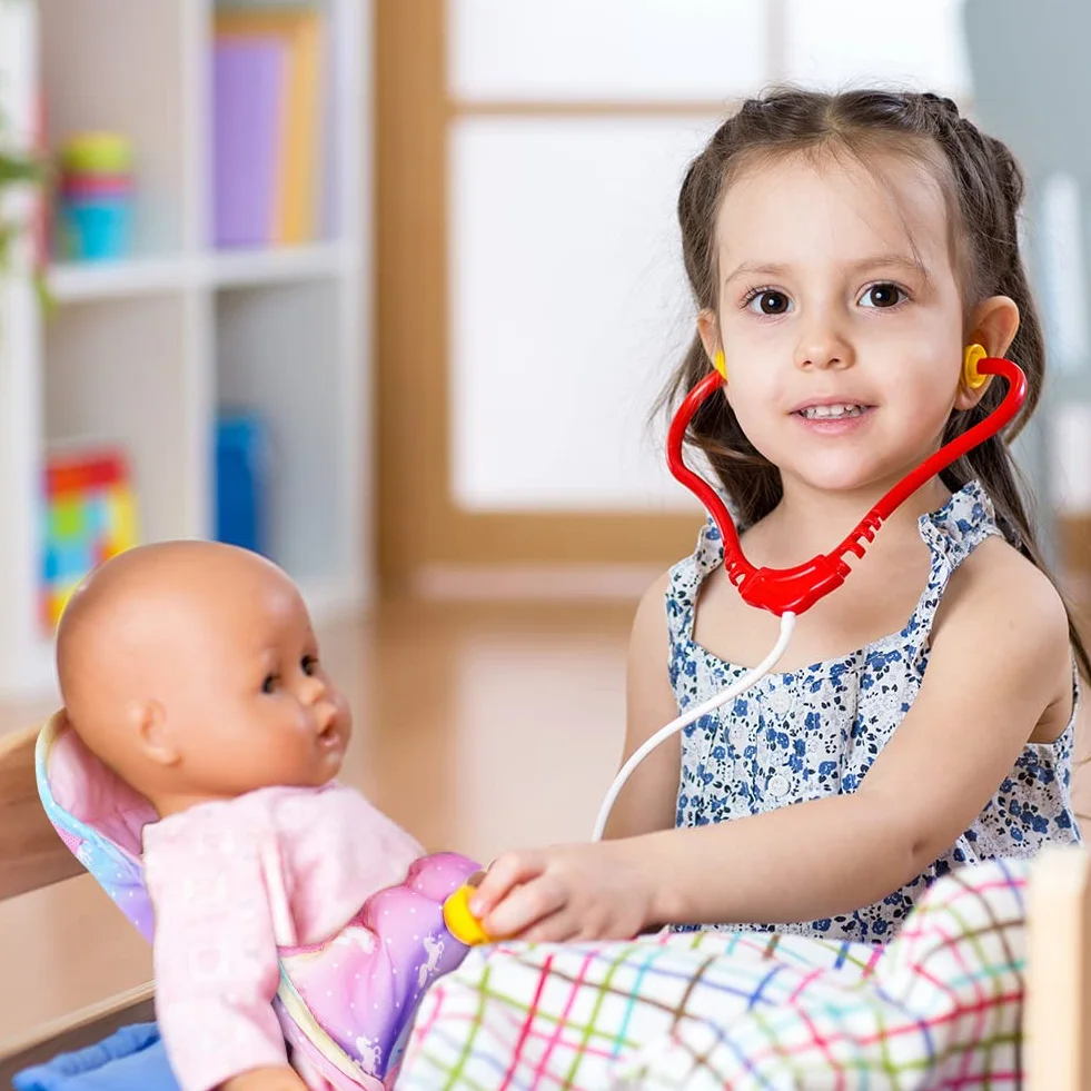 Aolso Zaini per Carrier Bambole, 18IN Marsupio per Bambole, Marsupio Giocattolo per Bambini con Spallacci Regolabili, Idee Regalo per Bambini, Colori dell'Arcobaleno
