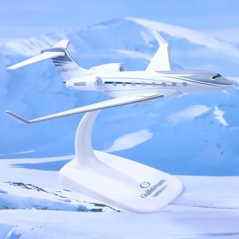 Modello pressofuso Gulfstream G650 scala 1/200 aeroplano replica