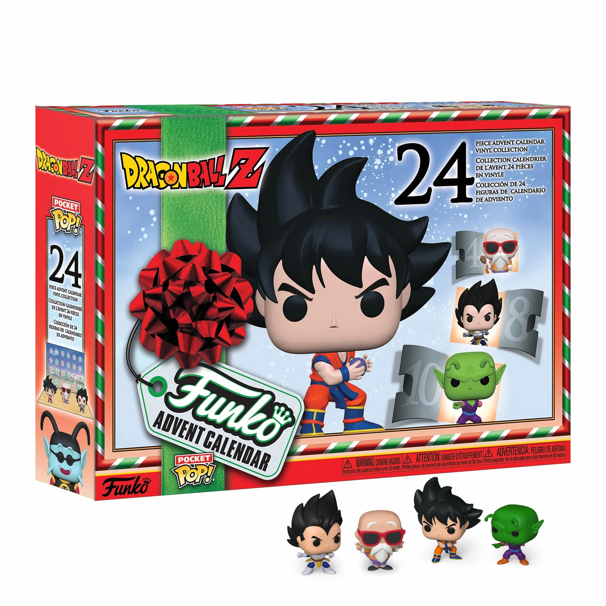 Funko Advent Calendar: Dragon Ball Z - Goku - 24 Giorni di Sorprese - Mini Figura in Vinile da Colleziones - Mystery Box - Idea Regalo - di Natale per Ragazze, Ragazzi e Bambini - Christmas Countdown