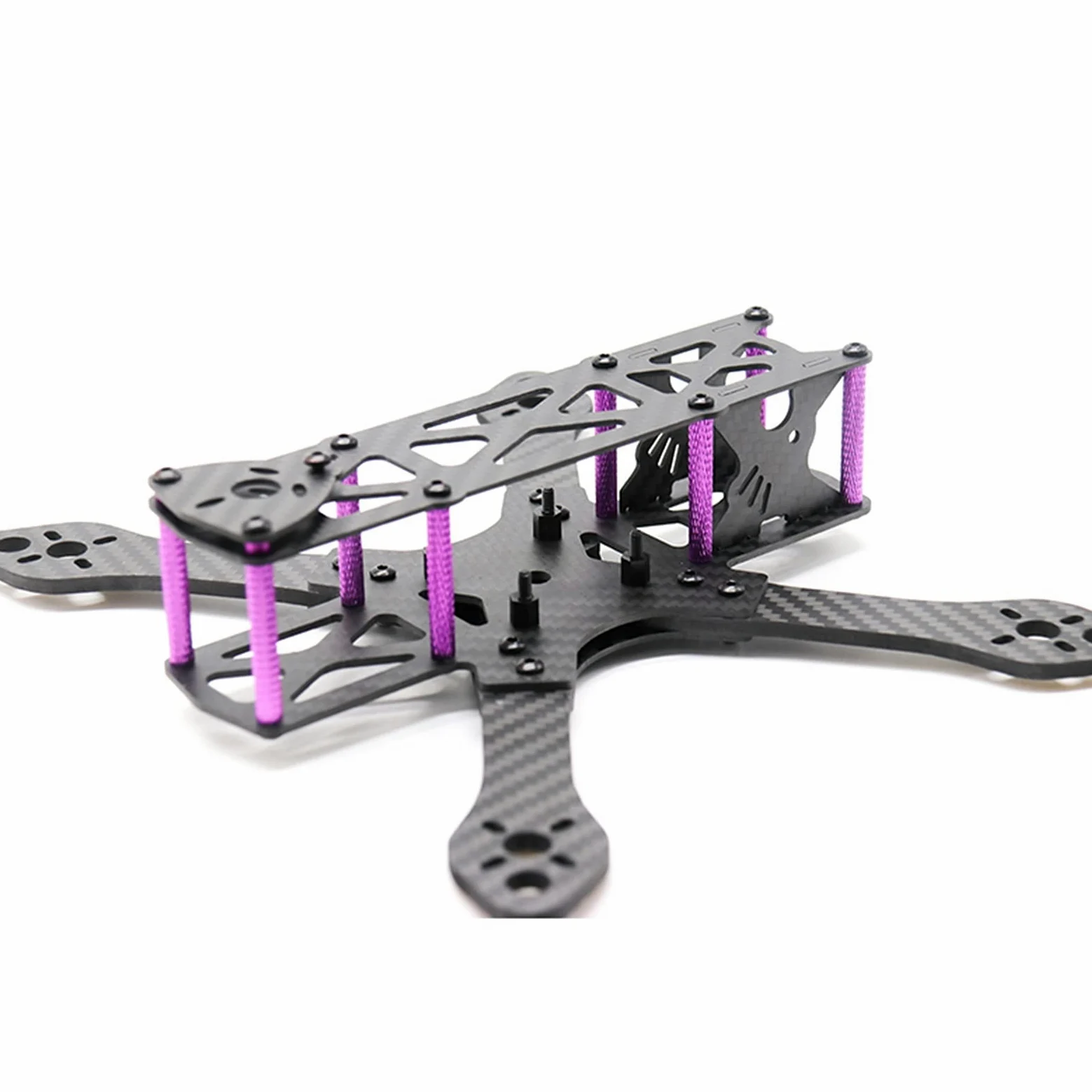 Kit Telaio Martian 215 Interasse 215mm Braccio 4mm in Fibra di Carbonio per RC Drone FPV Kit Telaio da Corsa FPV Racing Drone Quadcopter Accessori Ricambi (Colore : Kit Telaio)
