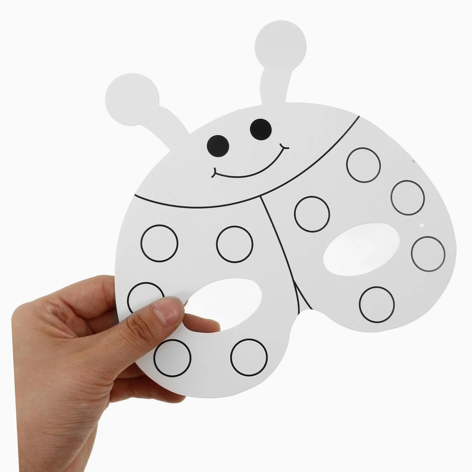 Yardwe Maschera Animale Fai-da-te per Bambini, Set 1, Carta Plastico | Decorazioni Scuola, 24 Pezzi con 12 Pennelli Acquerello, per Crafting e Rappresentazione Scenica Stile Casuale