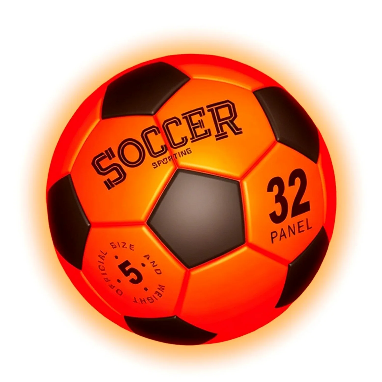 Pallone da Calcio Illuminato Pallone Ricaricabile con Pompa | Pallone LED Luminoso per Calcio per Età 8-15 Ragazzi Bambini Adulti Sport all'aperto Compleanno Giardini Patio Sentiero