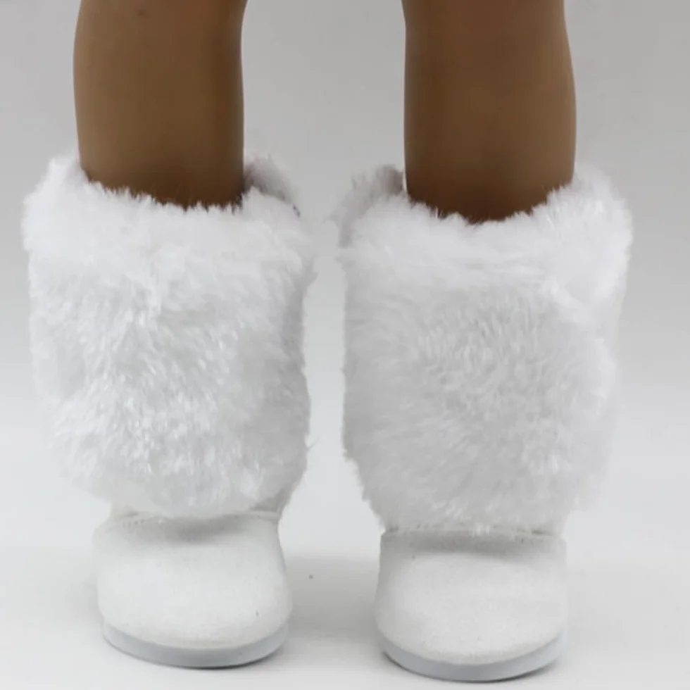 10 paia di scarpe per bambole da 18 pollici, BOSOIRSOU 7cm Stivali Scarpe da ballo Sandali Scarpe casual Scarpe di tela Adatte per 45cm American Girl Doll Accessori
