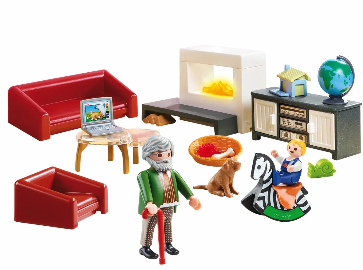 PLAYMOBIL 70207 - Salon avec cheminee