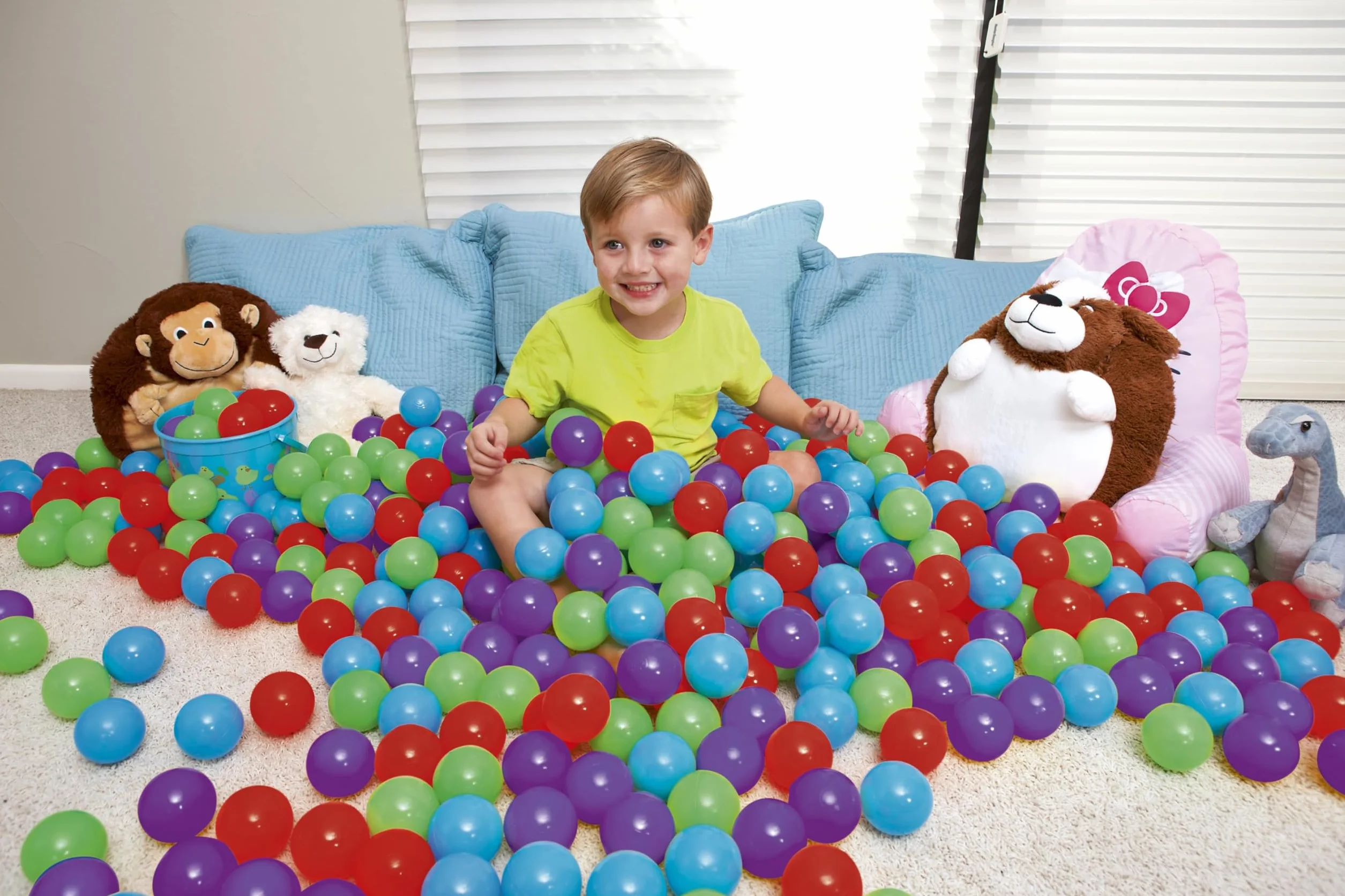 Bestway 52296 Sacca con Palline Colorate Anti-Microbi