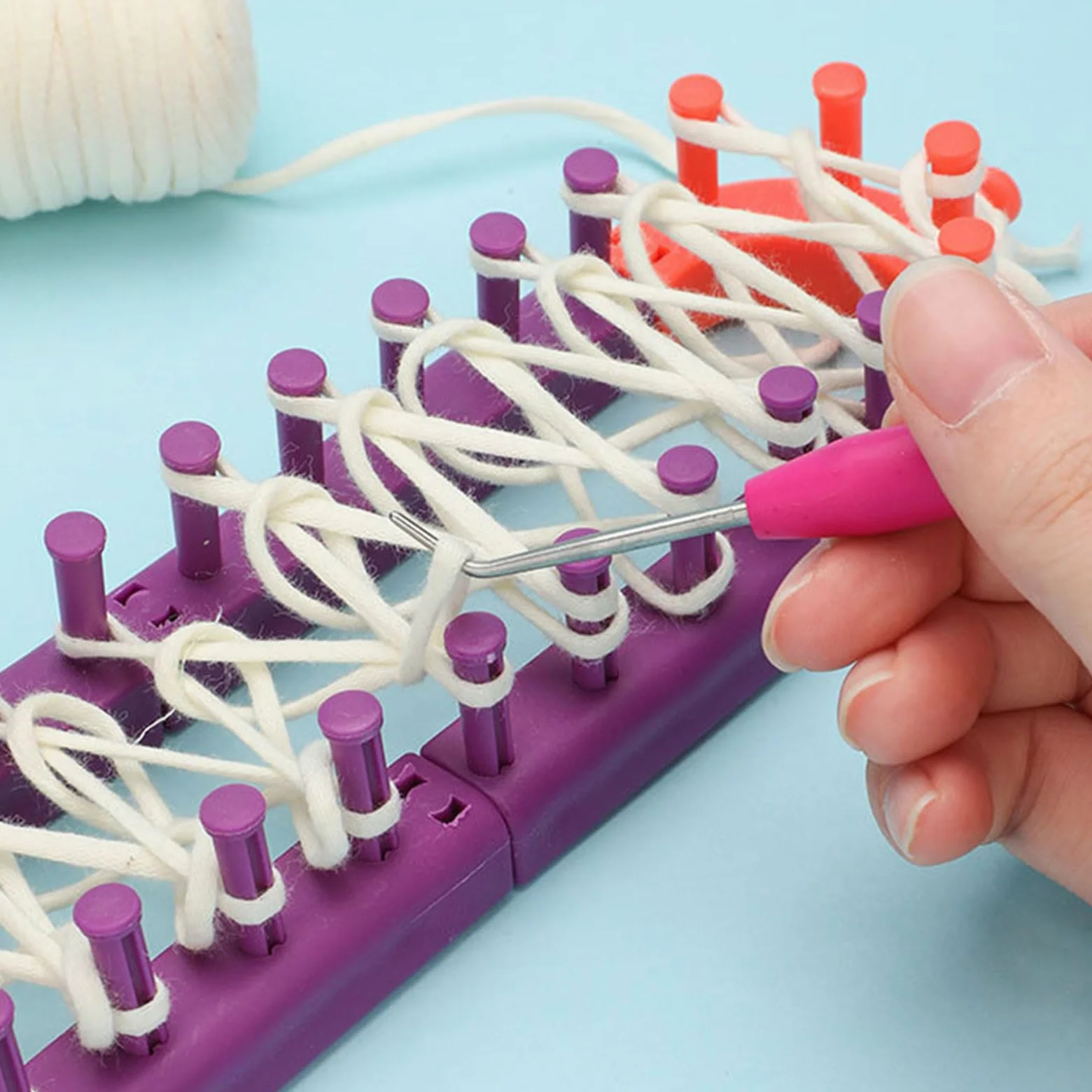 Macchina per Maglieria in Lana, Rotonda, per Bambini, Sciarpa, Calzini, Scialli, Artigianato, Lavoro a Maglia per Bambini