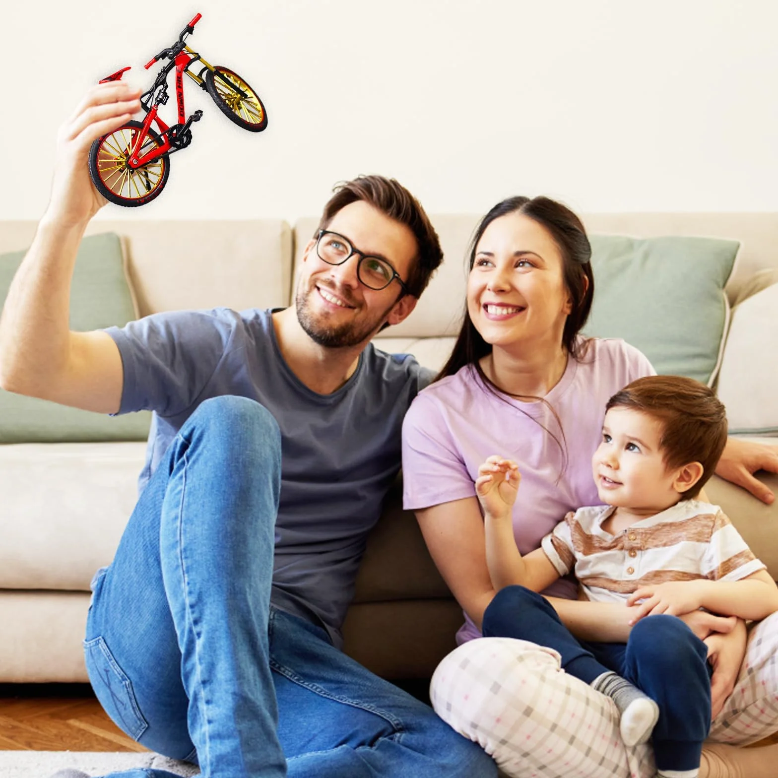 Giocattolo Mini Bici 1:10,Modellino di Bicicletta in Lega,Modello Mini Bici,Finger Mountain bike,mini bike,Della Bicicletta Della Lega Modellin Per l'insegnamento,Ufficio,Club,Casa