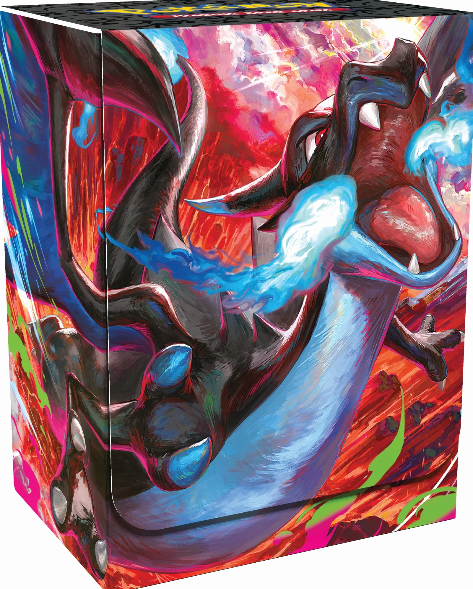 Pokémon GCC: Collezione Ultra Premium Mega Charizard X-ex con 2 carte olografiche, 18 buste espansione e accessori premium
