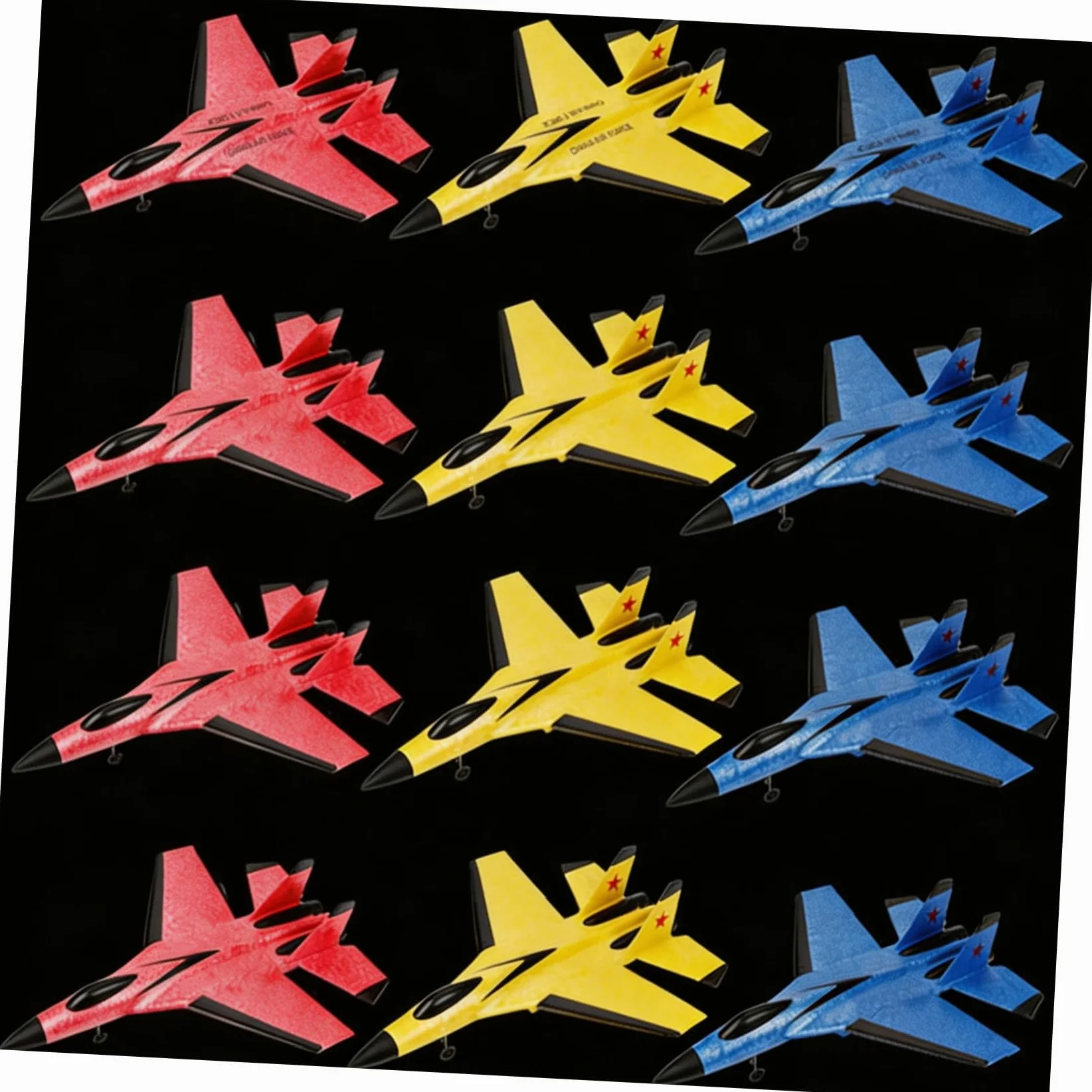 ibasenice Aereo Rc Elettrico per Ragazza Aliante ad Ala Fissa Bilaterale Realizzato in Materiale Epp Resistente Ricaricabile Tramite Cavo USB