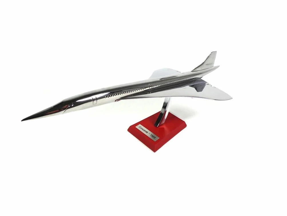 Concorde aérospatiale 1969 Scala 1/200 Argento Collezione Aerei Classici