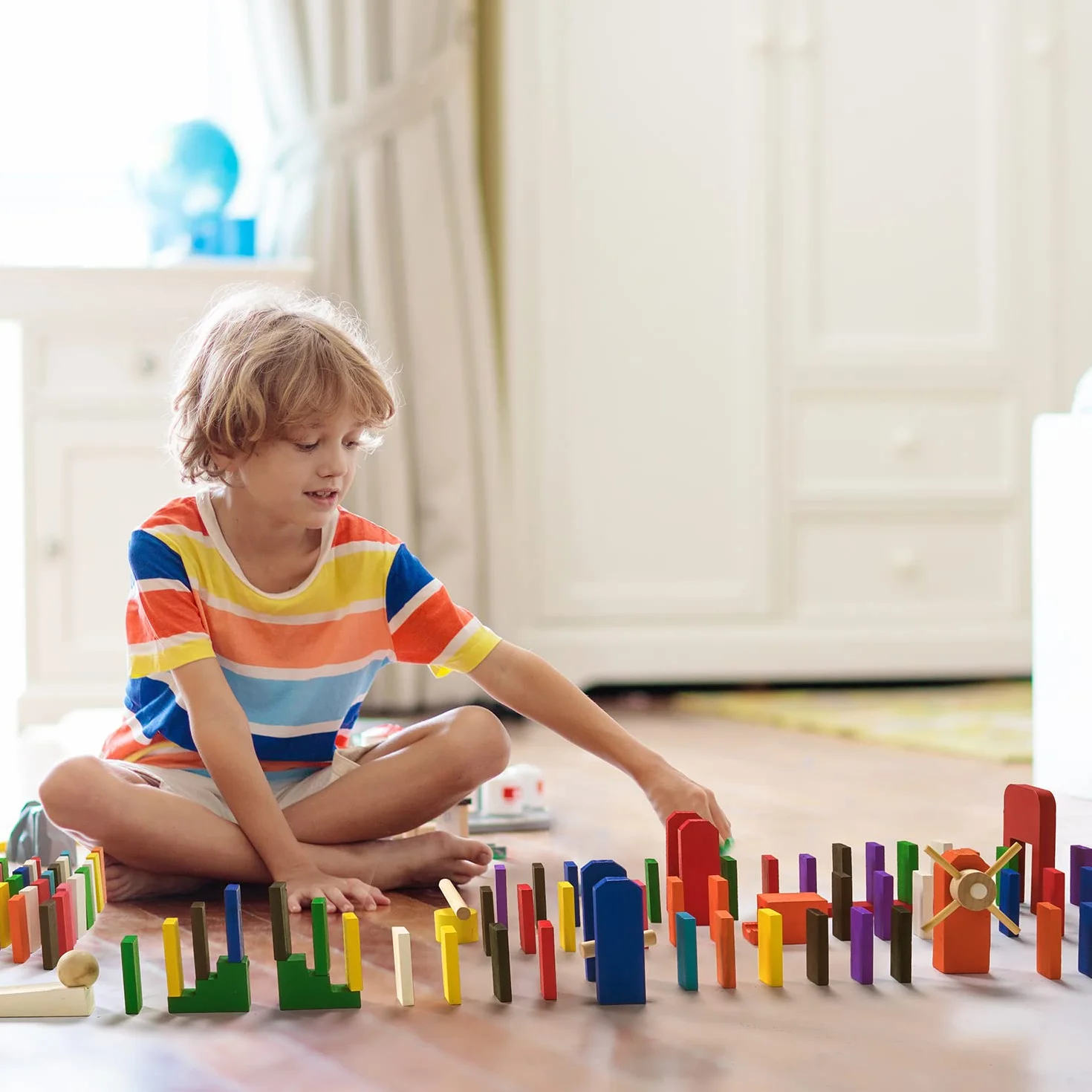 Calmado - 1000pz Set Domino in Legno Giga Edizione + Borsa + Istruzioni + Accessori