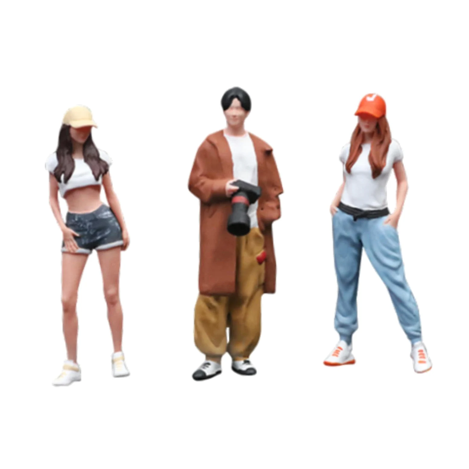TWISAXC Miniature in Per scala 1/64, figure di uomini per miglioramenti di | modello nella collezione, miniature di simulazione di modelli di uomini in Per scala 1/64, giardini delle fate, mini