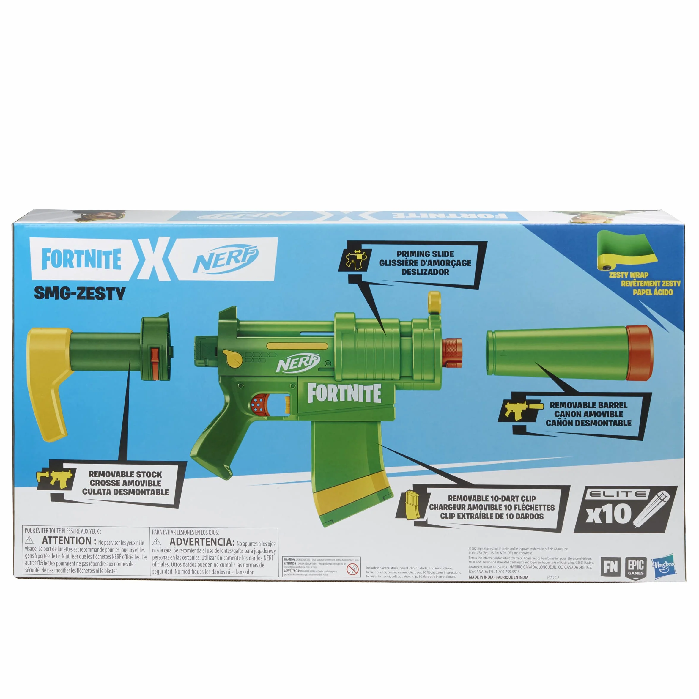 Nerf-F0319, Colore Verde, L, F0319