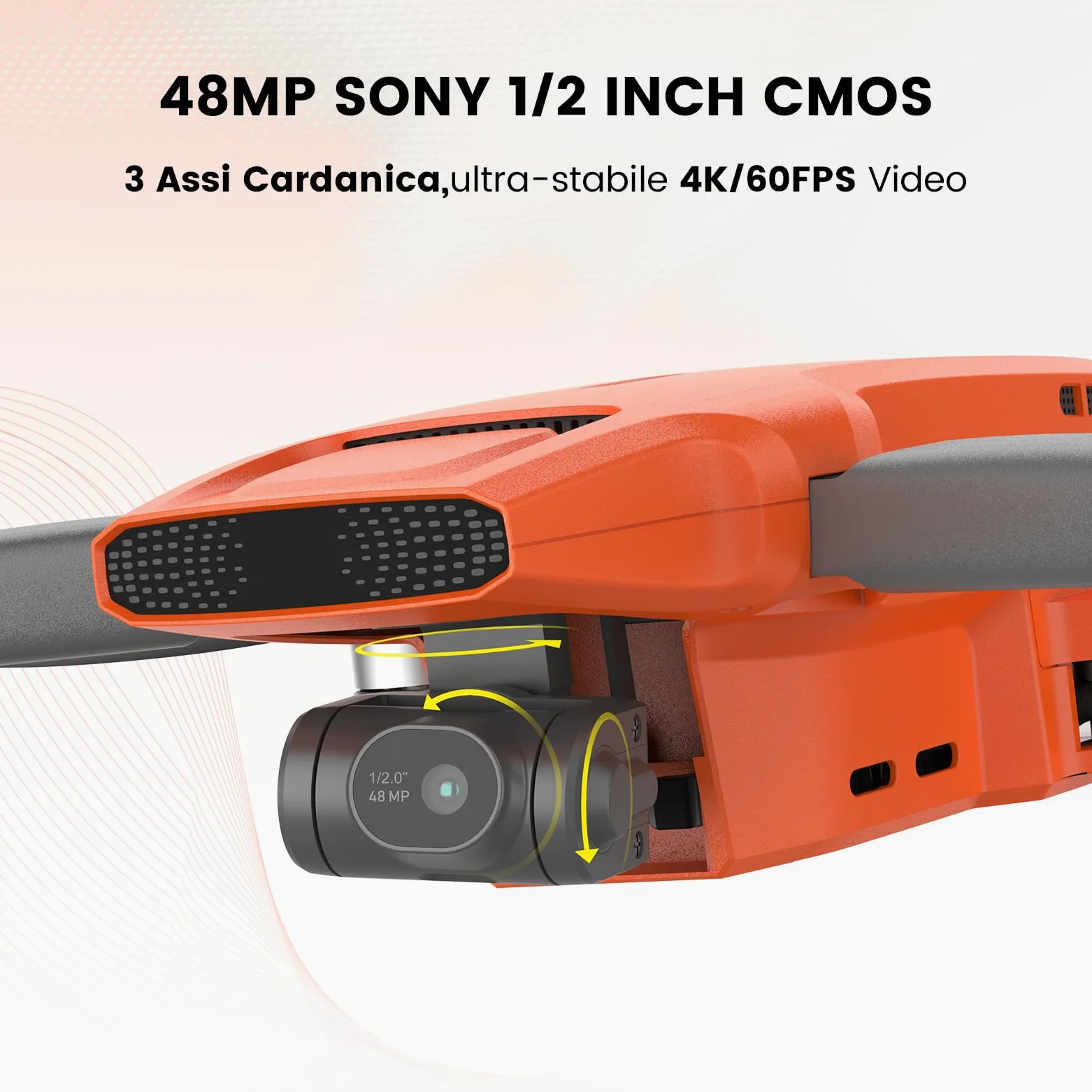 FIMI Mini 3 4K GPS drone 3 assi gimbal, sotto i 249g, video 4K/60FPS, foto 48MP, trasmissione 9KM, 64 minuti volo tempo, video notturno AI, tracciamento visivo, ritorno automatico, adulti principianti