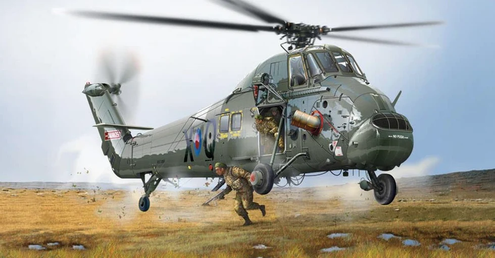 Italeri 2720 Wessex UH.5 Falklands 40 Years Anniversary, Scala 1:48, Plastic Model Kit, Modello in Plastica da Montare, Modellismo