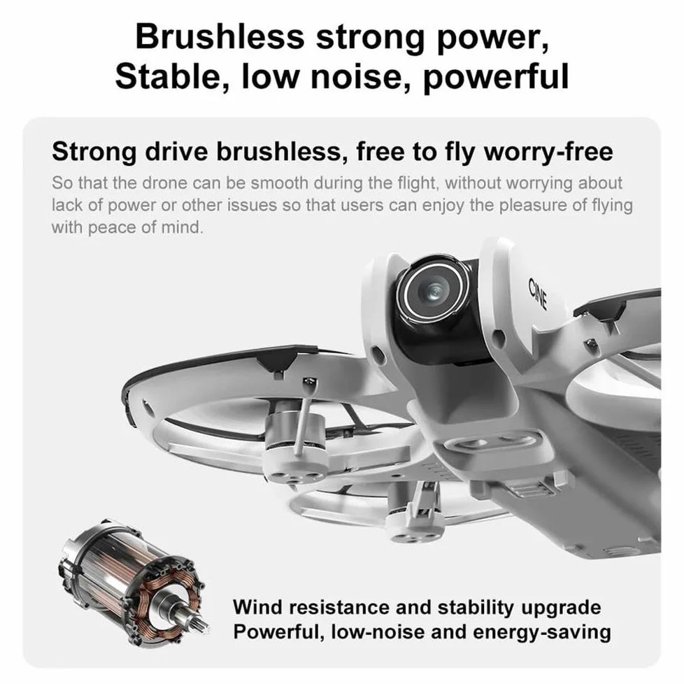 A,Single Battery,v666 Mini rc Drone Aereo 8k HD Telecamera Intelligente evitamento Ostacoli Schermo da 4,5 Pollici Telecomando Motore brushless FPV Drone Giocattolo