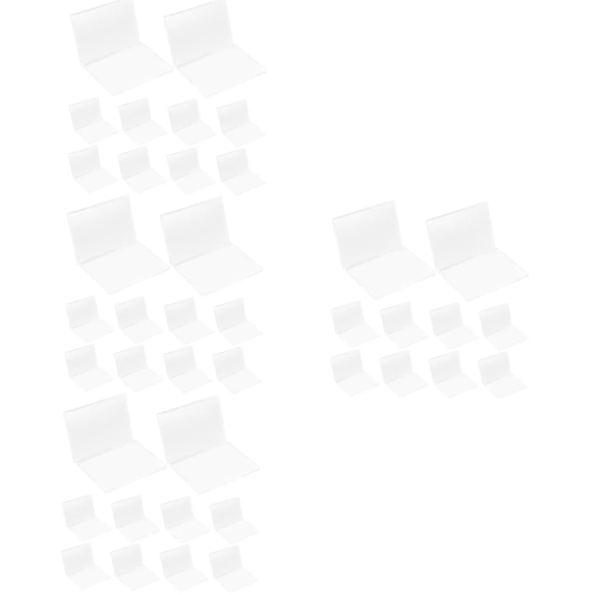 4 Set Scatola Di Carte Carta Difficile Chiaro Protettivo Sottile Protettori Multiplo Protezione Astuccio Display Titolare Commercio Protettore Acrilico Transparent 10 Pezzi * 4