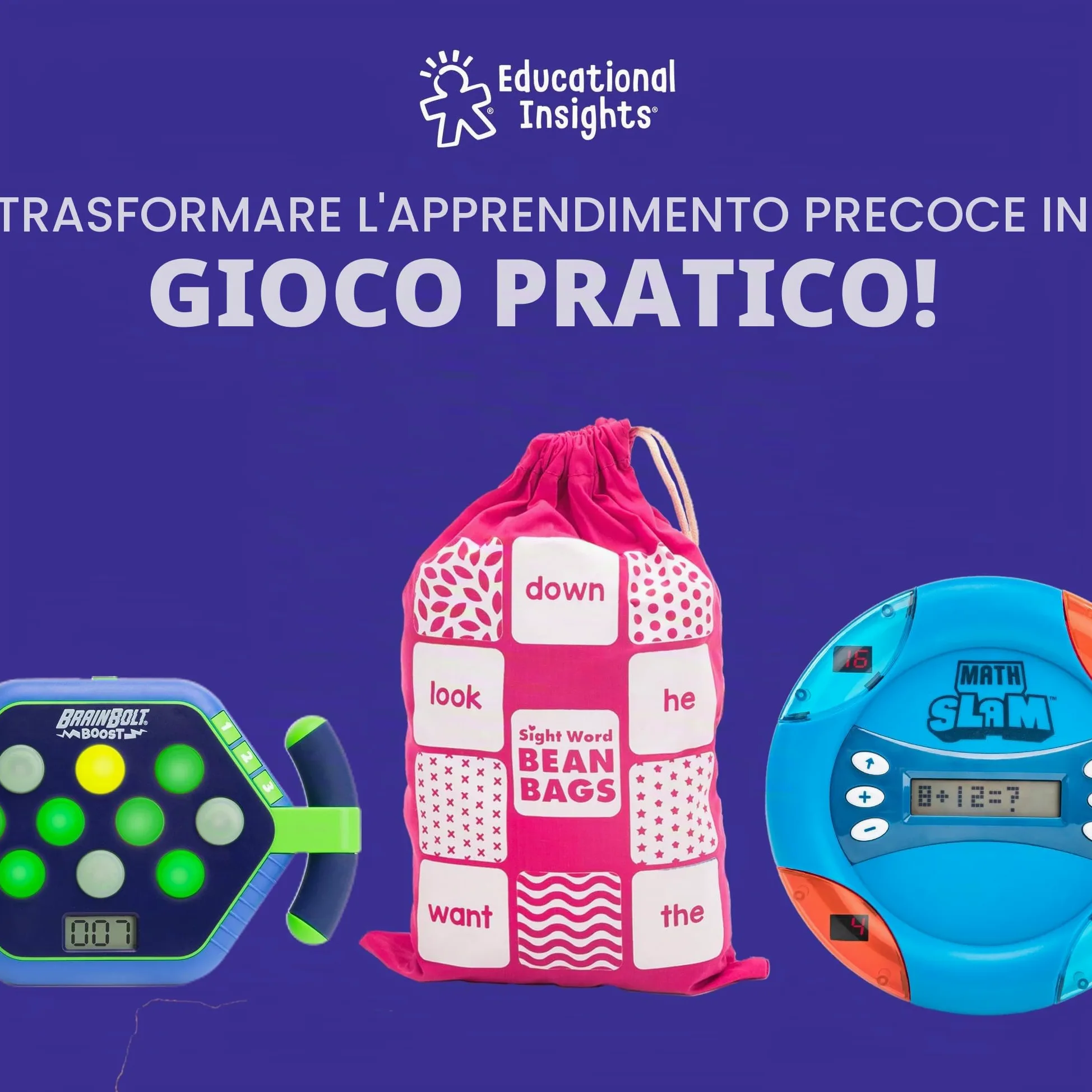 Learning Resources Sight Word Slam, Giochi di Parole Visive, età 5+, Impara Oltre 185 Parole Visive in Inglese, 2 modalità, Gioco di Parole Educativo Elettronico per 1 Giocatore, Giochi di Fonetica