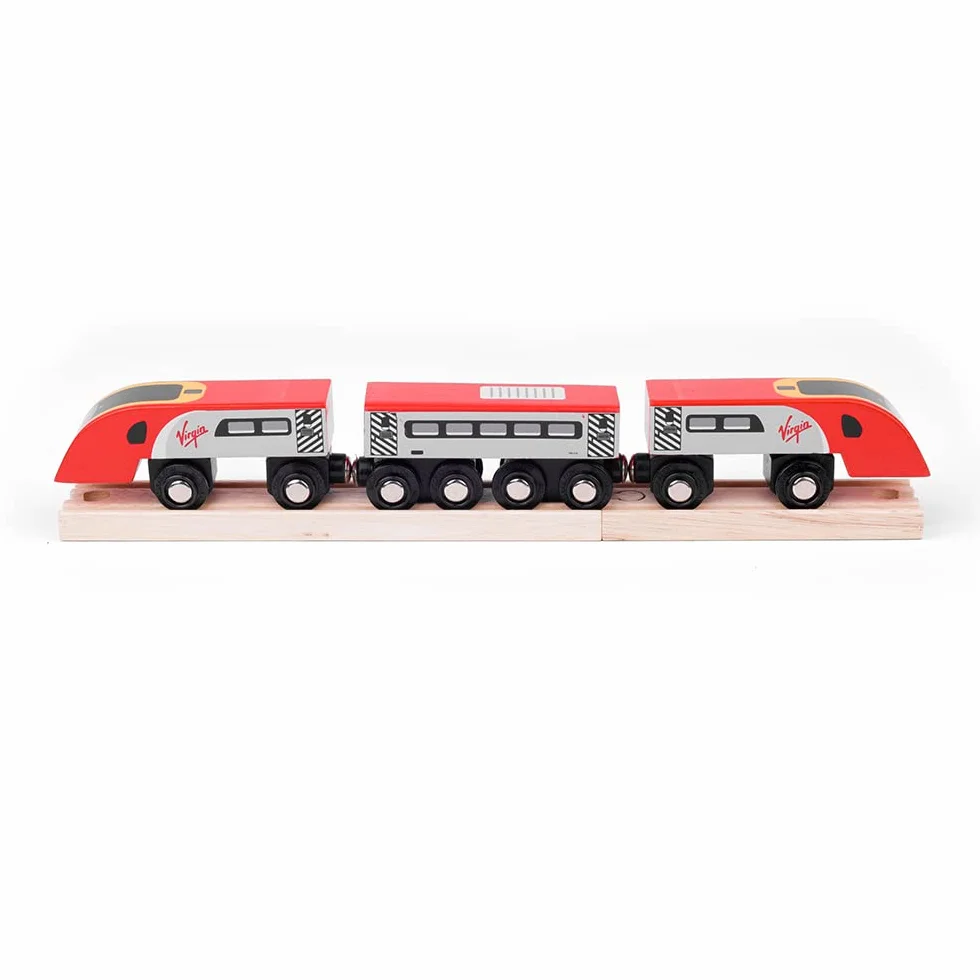 Bigjigs Rail Pendolino Treni Virgin