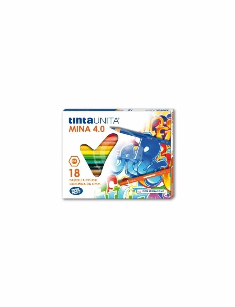Pool Over - Tintauni 040700.01 Pastelli Tinta Unita da 18 Mina, 4 mm