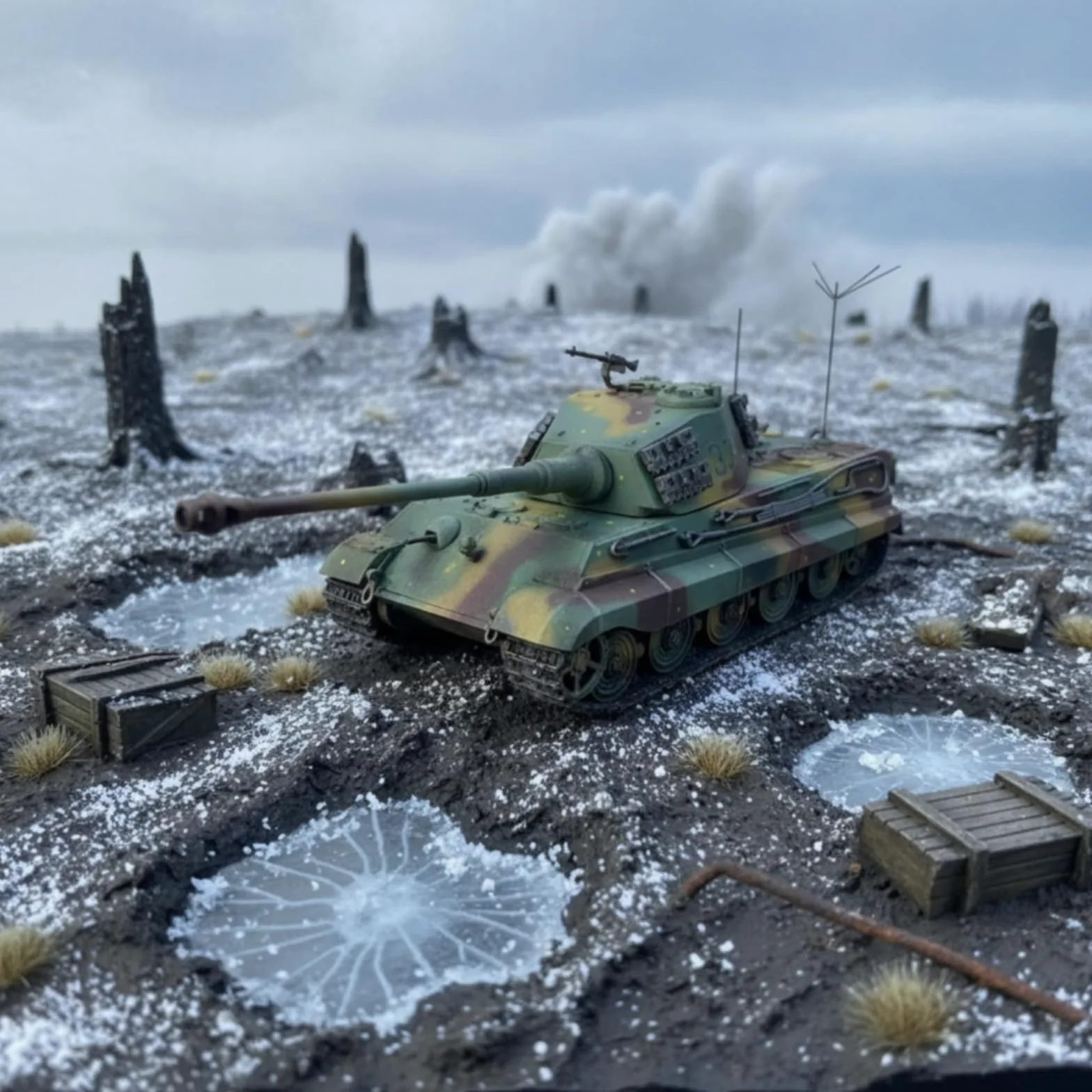 Alloy Vehicle Carro Armato Modello in 1/72 Veicolo Miniatura Storica Lega Peso Circa120g Torretta Girevole Canna, style to 2