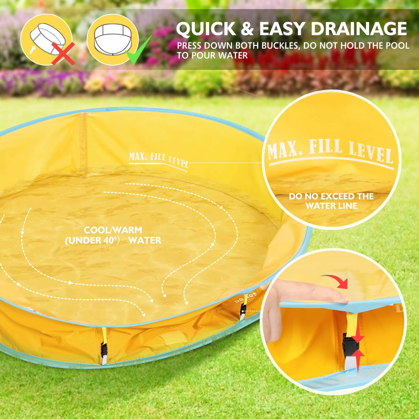 Peradix 2 in 1 Tenda da Bambini Pop Up Pieghevole, Mini Vasca Palline Casetta Solare Anti-UV con Tettoia e Canestro Viaggio in Spiaggia