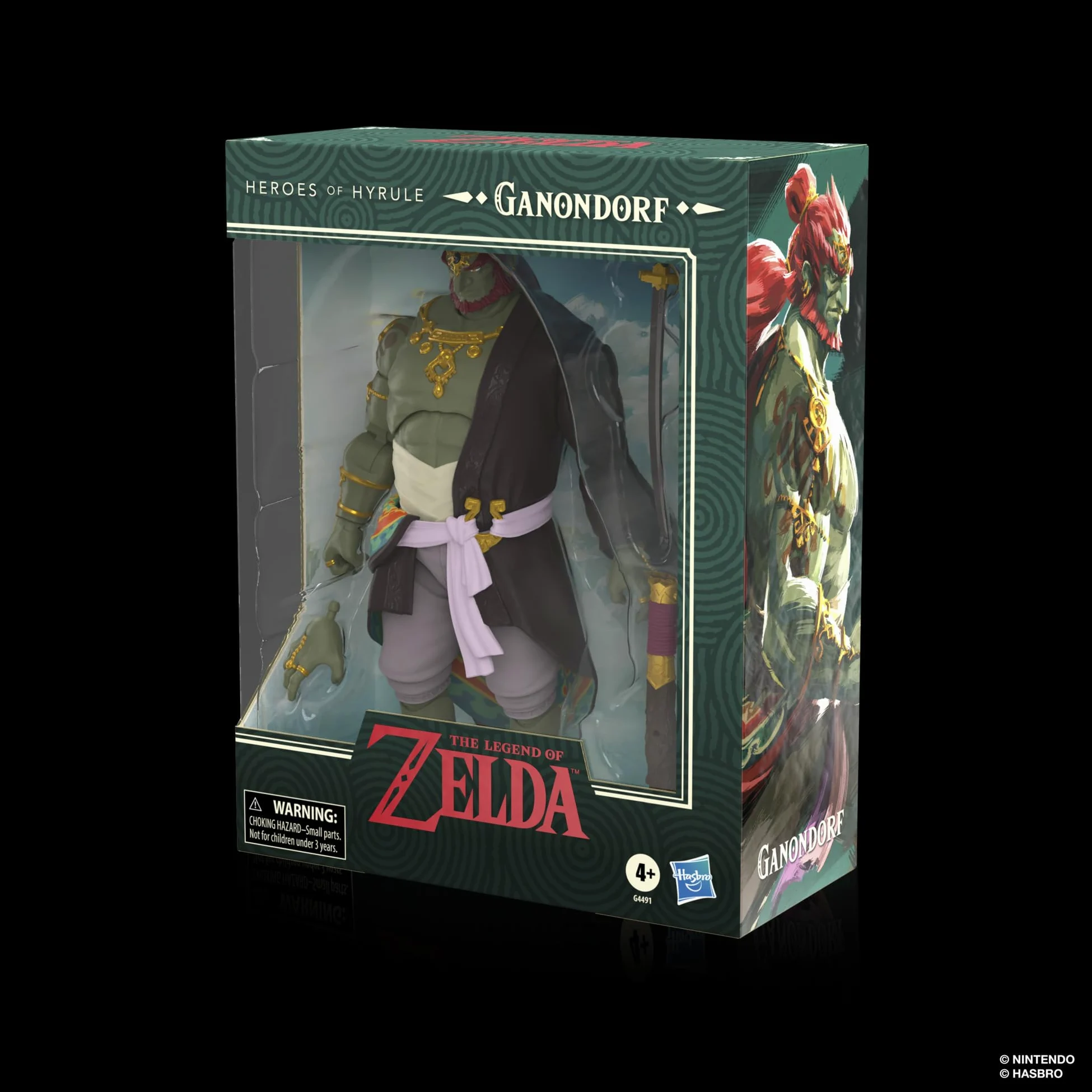 The Legend Of Zelda: Heroes of Hyrule Ganondorf, Tears of the Kingdom, action figure da collezione deluxe da 15 cm
