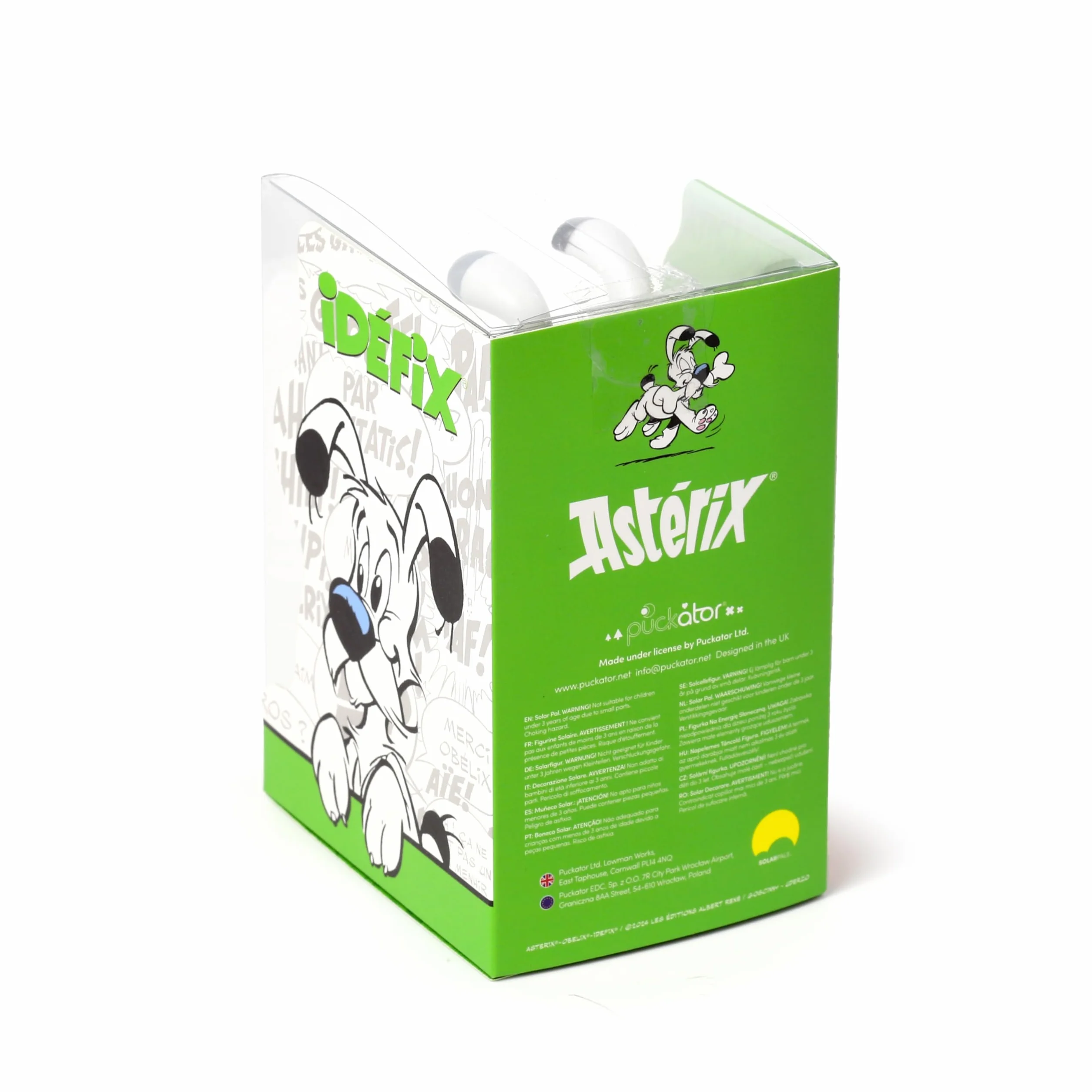 Puckator Solar Pal Idefix Ballerino ad Energia Solare per Cruscotto Auto, Scrivania, Finestra
