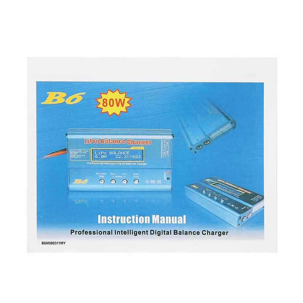 Rc Balance, Lipo Balance, Mini Balance Caricabatterie professionale Balance B6 80w Digital Lcd Balance Caricabatterie, Lipo Battery Dual