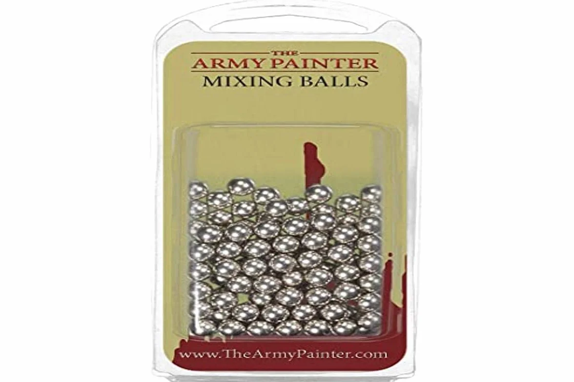 The Army Painter Mixing Balls, 100pz Palline di Agitazione dell'Inchiostro Inossidabile Inossidabile, Palline Agitatrici di 5,5 mm Ideali come Bottiglie di Pittura Acrilica Miniature