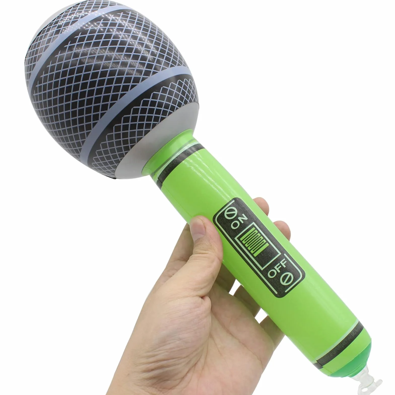 Microfono Gonfiabile 4pcs Strumento Musicale per Bambini Adulti Decorazioni Festa