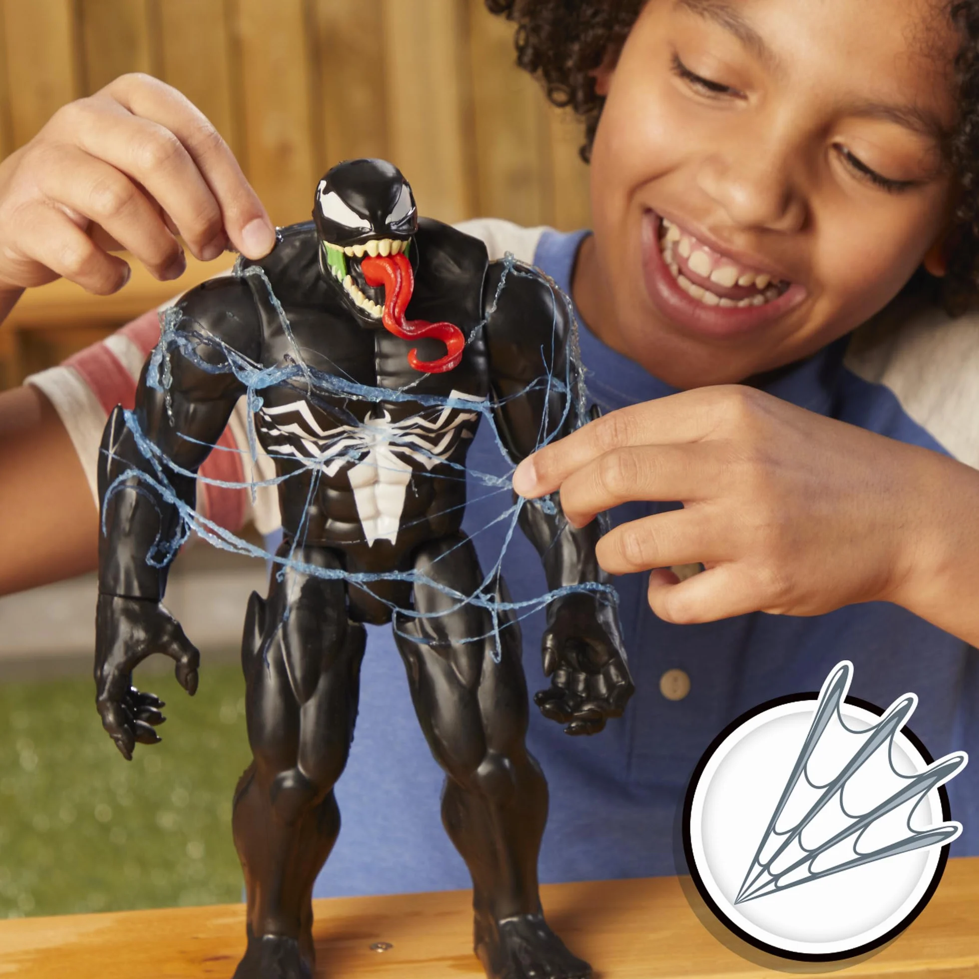 Spider-Man Hasbro Marvel Blaster Ragnatele Lunga Gittata 2 in 1 Giocattolo Supereroe Plastica 5 Anni