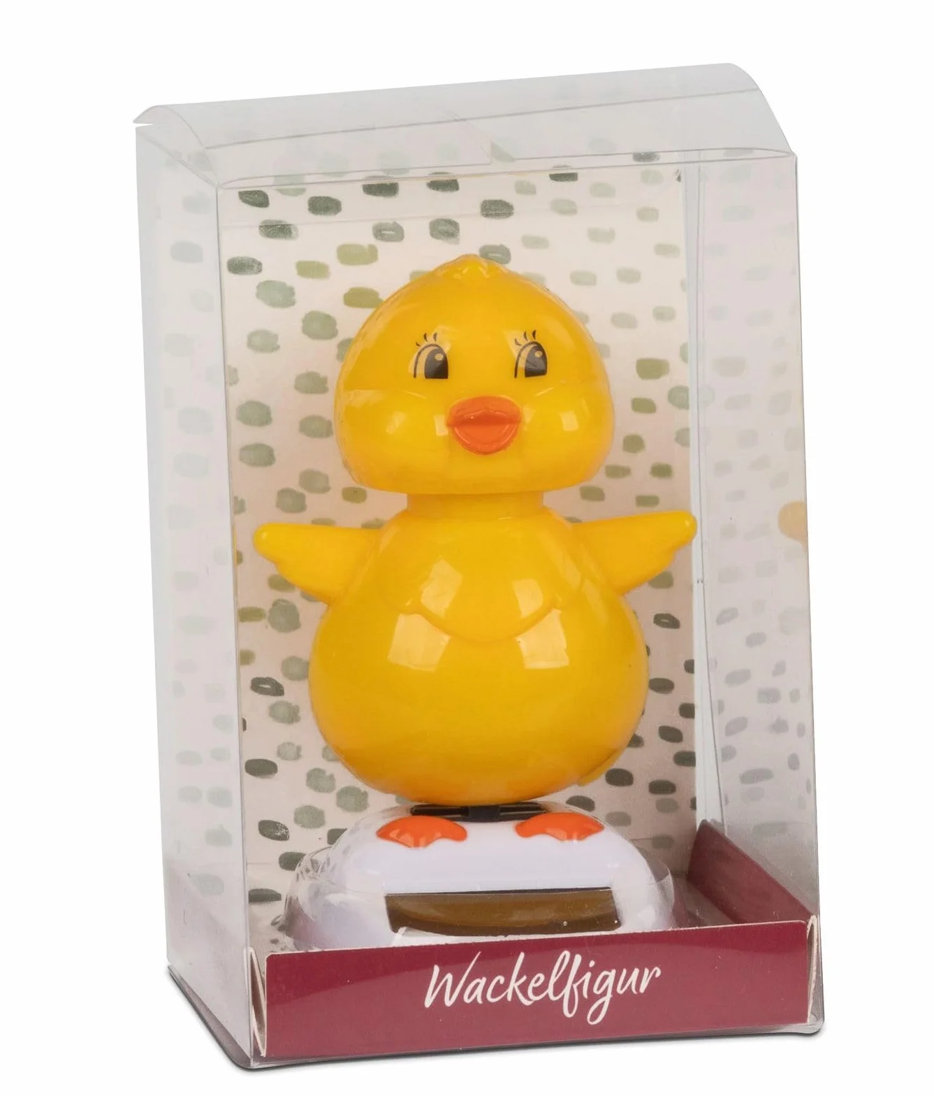 formano Figura solare oscillante pulcino 10 cm statuetta decorativa a energia solare idea regalo