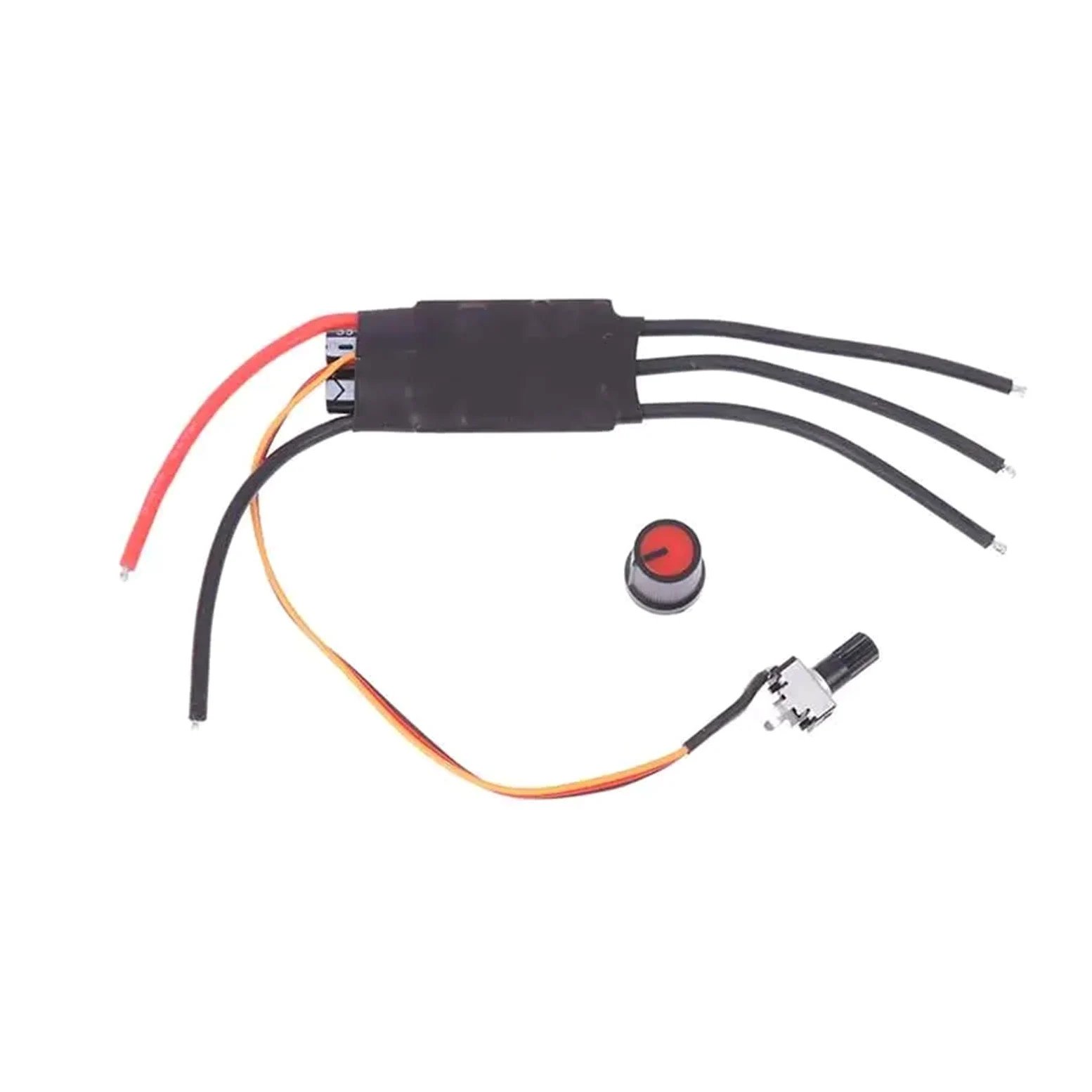 Per BLDC Trifase Brushless Motor Driver Regolatore Velocità Con Potenziometro Modelli RC Aggiornamenti Parti Modello Accessorio Crawler Veicolo ESC RC