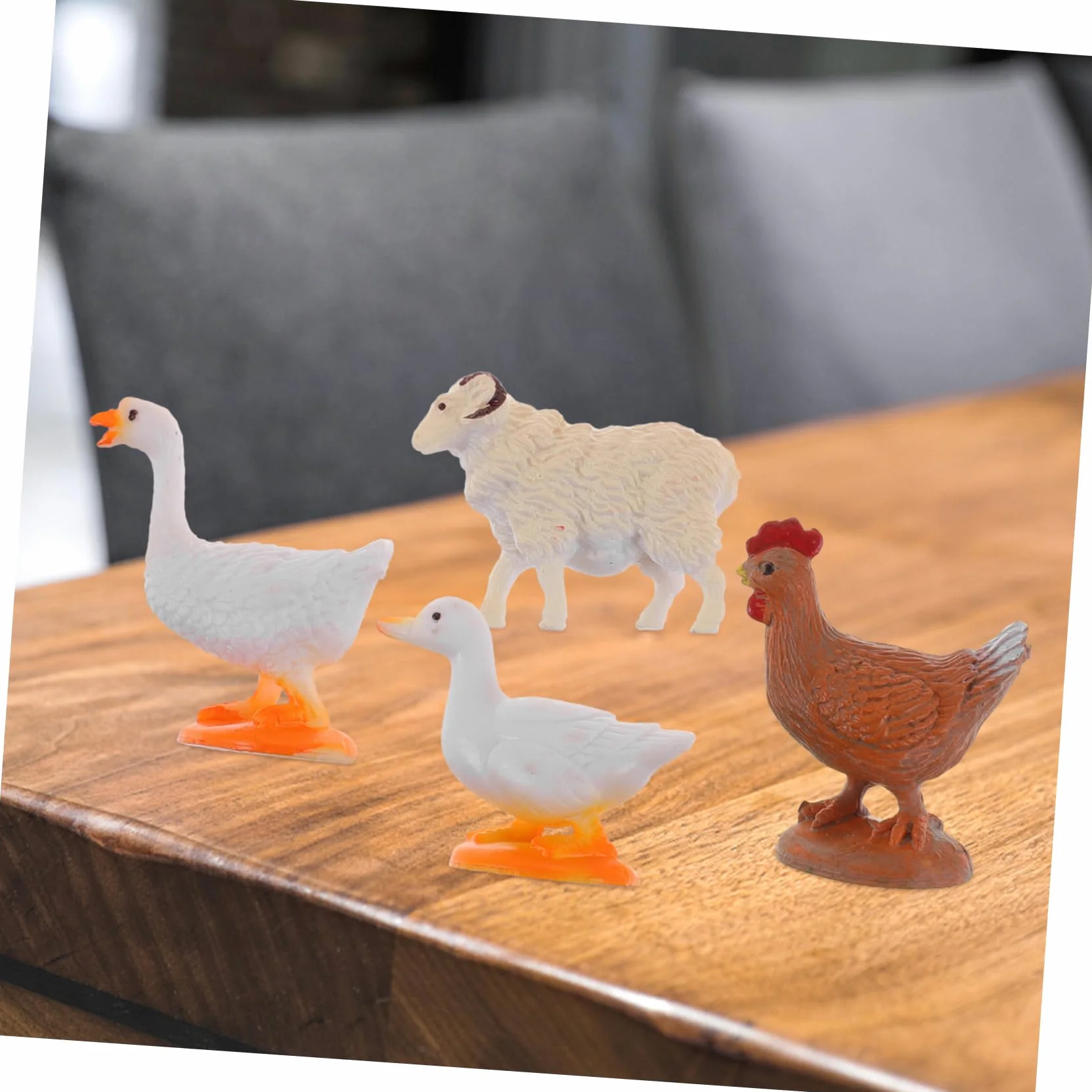 Zerodeko 36pezzi Miniature Animal Figurines Simulazione Di Animali Per Decorazione e Paesaggi Modelli Per Terrari e Decorazioni Domestiche Di Statuine Di Animali Della Fattoria