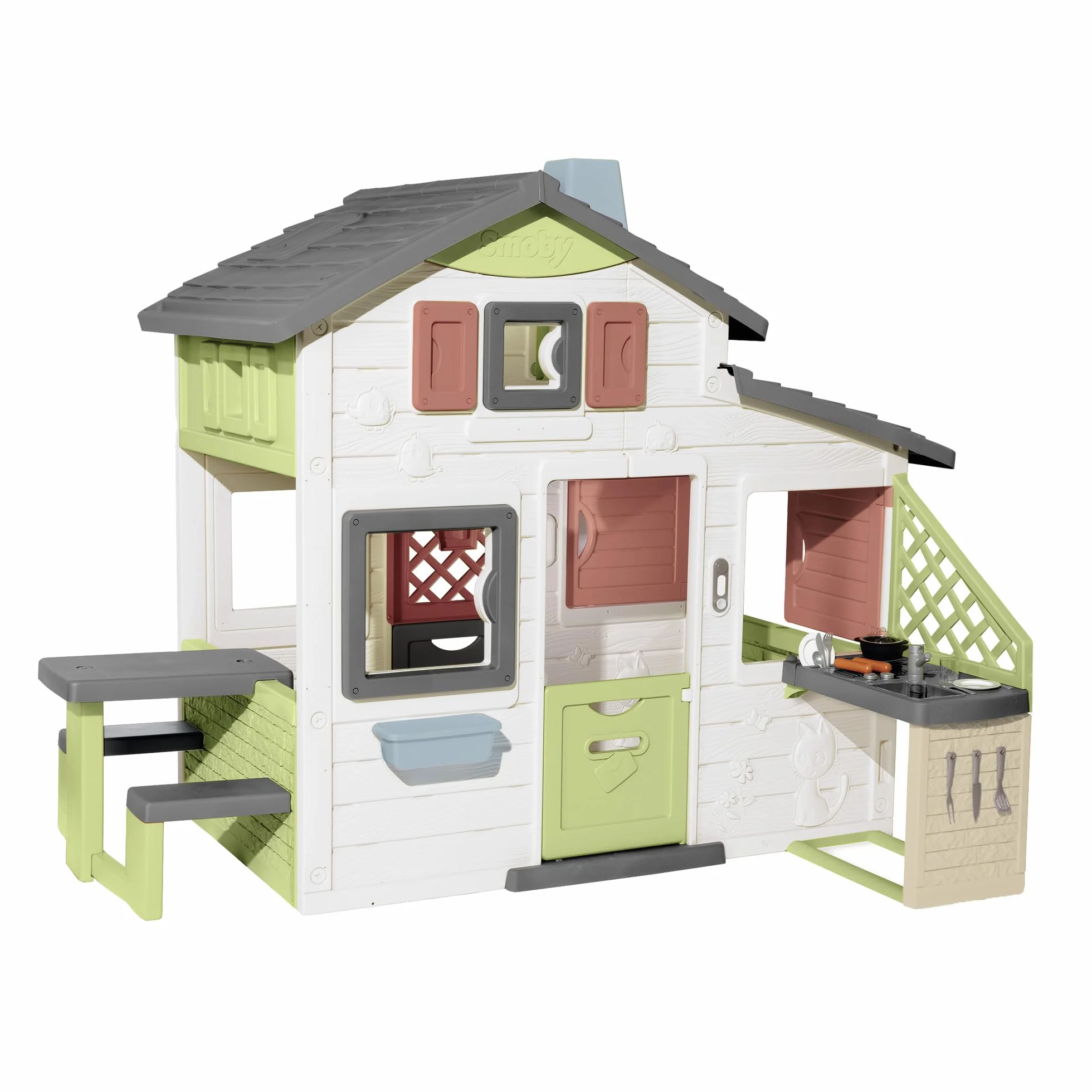 SMOBY LIFE FRIENDS PLAYHOUSE adatto per uso interno o esterno