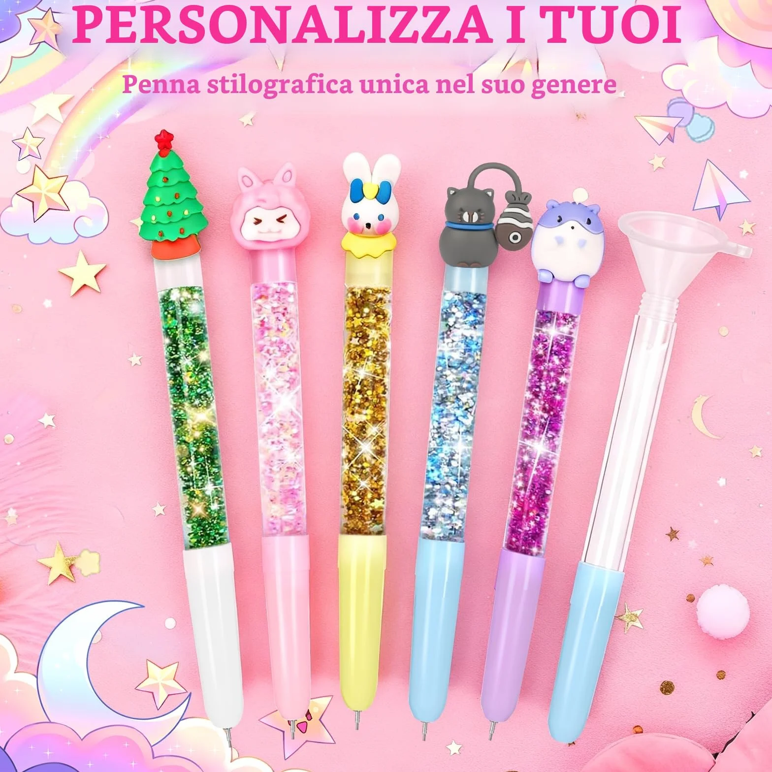 Laboratorio Delle Penne Kit Creativo Penne 82 Accessori Fai da te Bambini 5-12 Anni