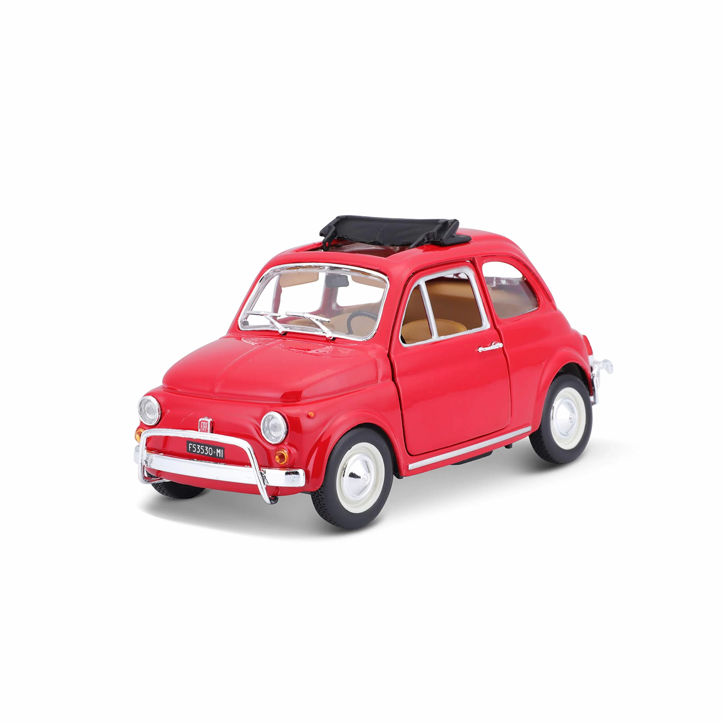 Bburago 15622099 - Bijoux Fiat 500 L (1968), scala 1:24, colori assortiti