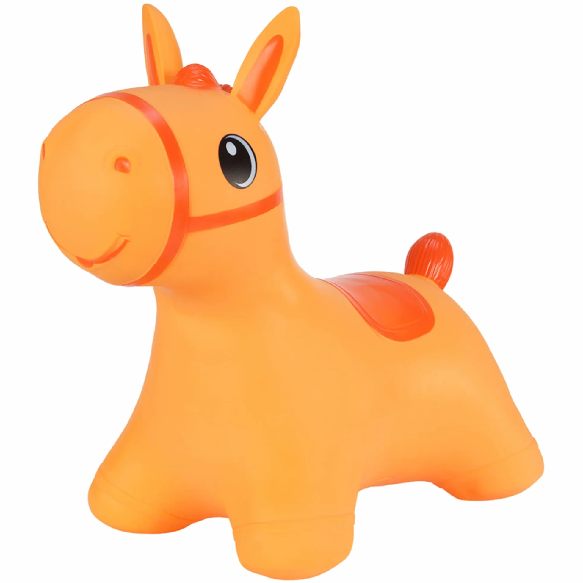 Space Hopper Cavallo Gonfiabile per Bambini di età Pari o Superiore a 12 Mesi – Imballo con Confezione Regalo, Pompa Inclusa – Cavalcabile Bambino, Palla rimbalzante per Bambini - Arancione