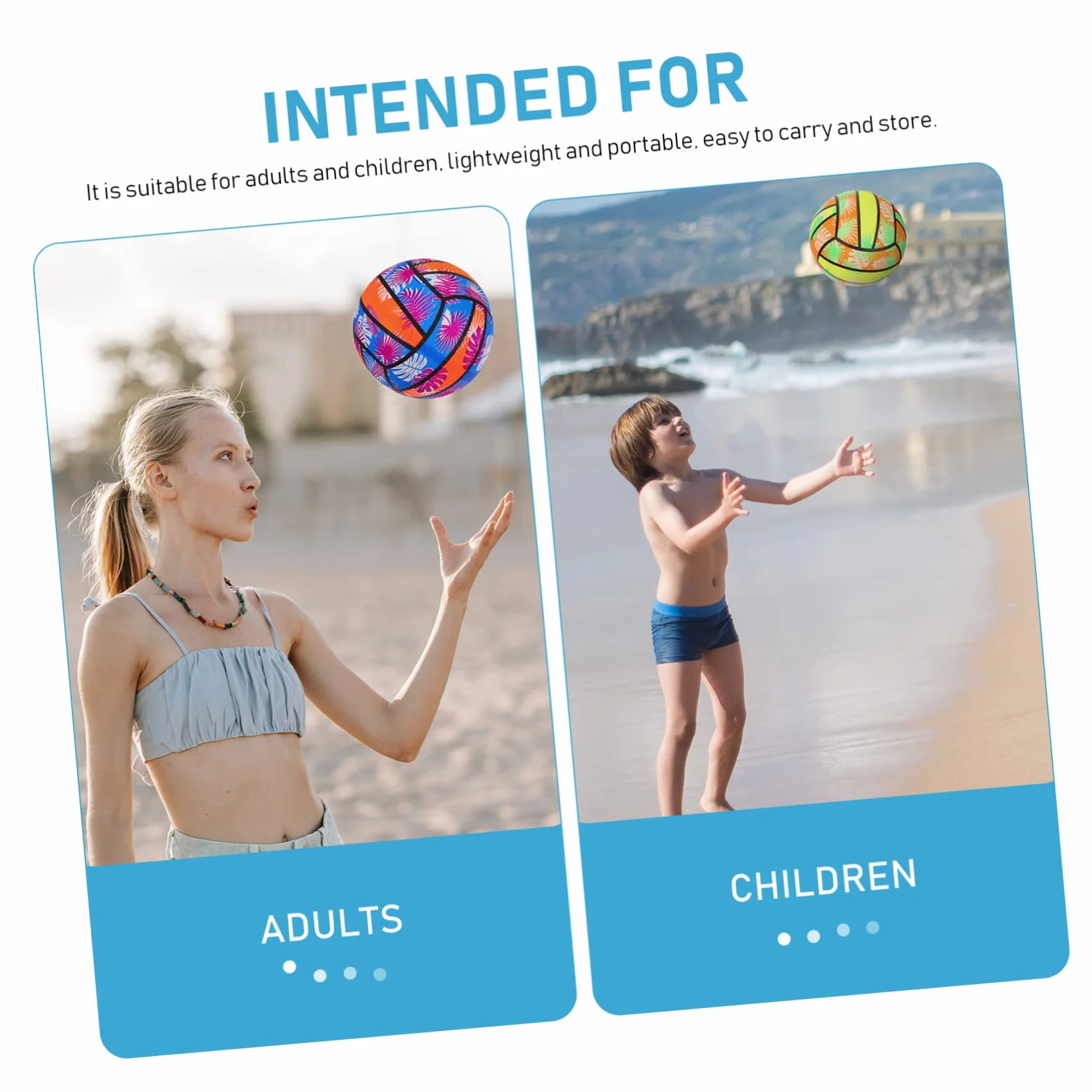 YARNOW 3 Pezzi Pallone Gonfiabile Pallavolo Spiaggia E Piscina 8.7 Pollici Giocattolo Estivo Leggero Portatile Accessori Per Feste E Attività All'Aperto