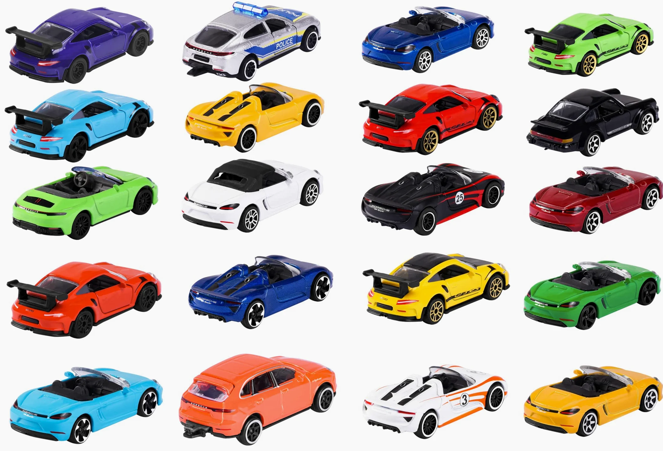 Majorette - Porsche Discovery Pack 20+2 Auto, 212058601, + 3 anni, scala 1:64