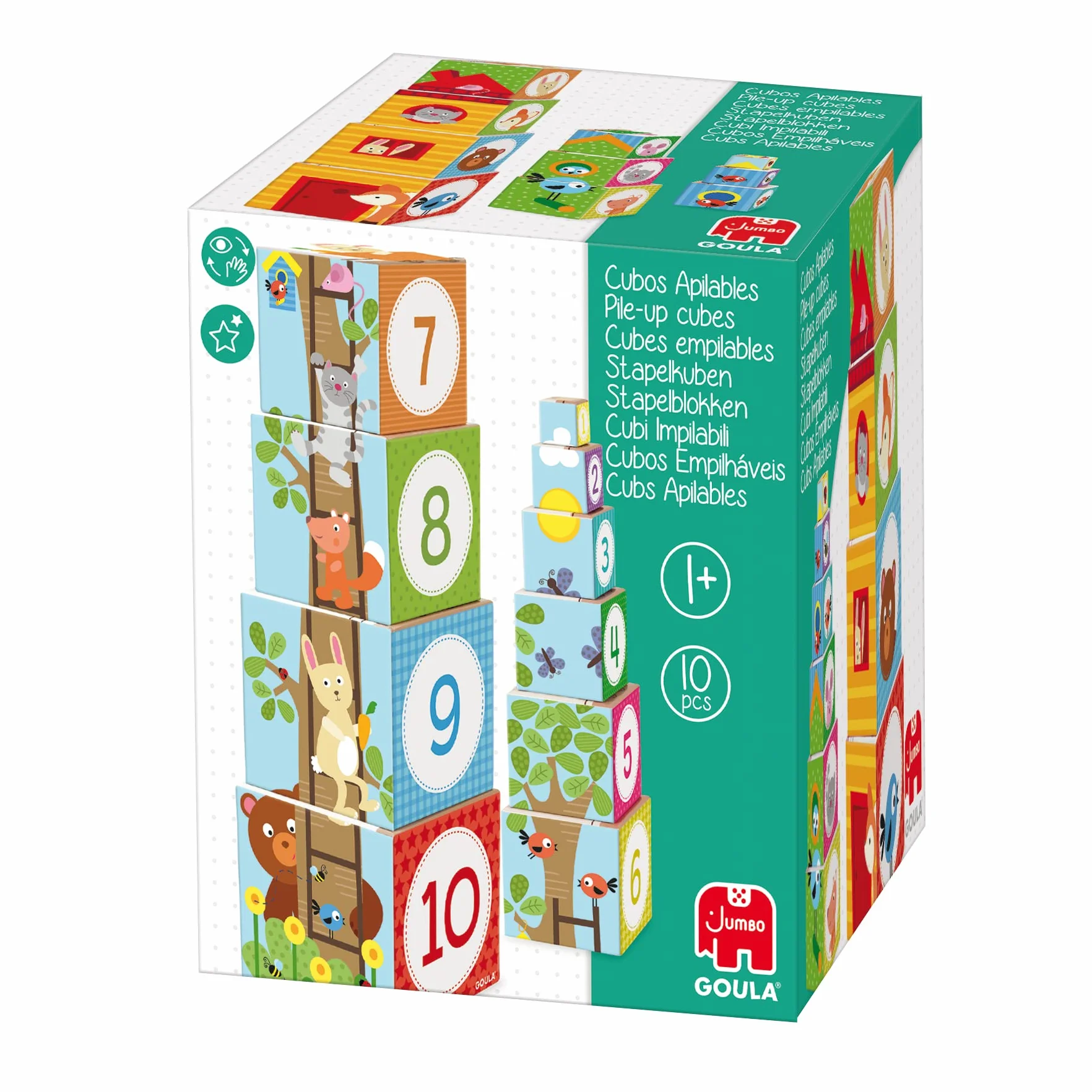 Goula 55219 - Cubi Impilabili Bosco