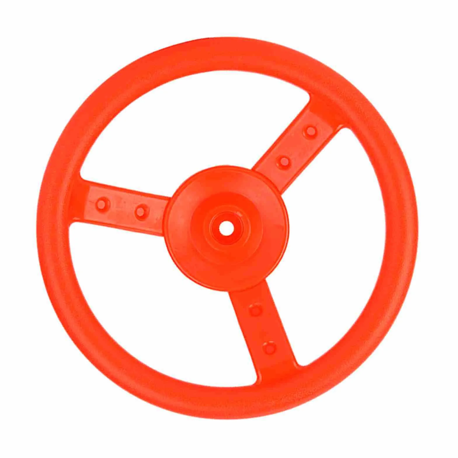 TOPINCN Volante in Plastica per Parco Giochi per Bambini, Robusto e Durevole, Ruota Liberamente per Altalena, Diametro Giallo da 10,4 Pollici, Adatto per Parco Giochi (rosso)